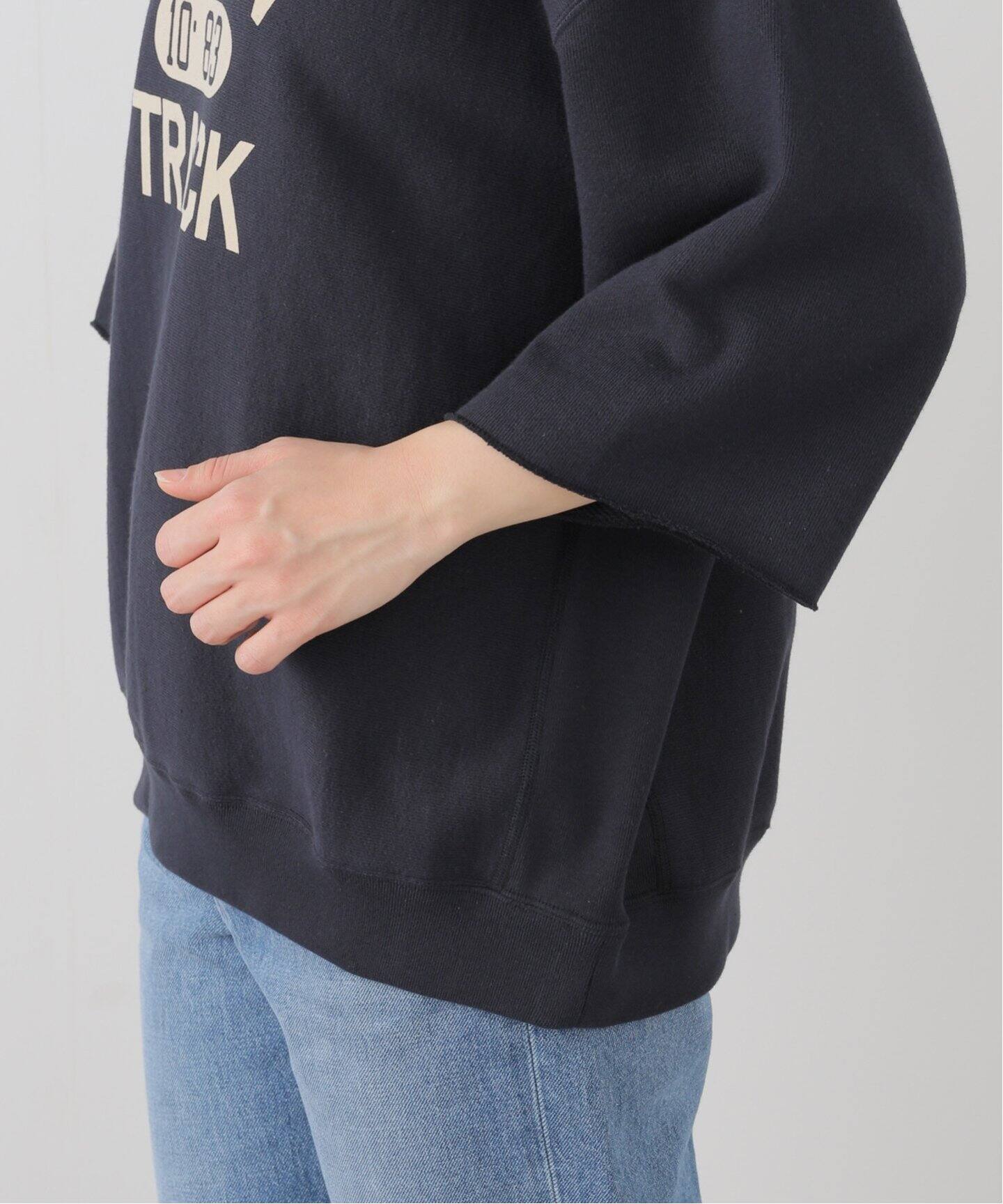 AMERICANA/アメリカーナ】 HALF SLEEVE SWEAT（スウェット）｜L 