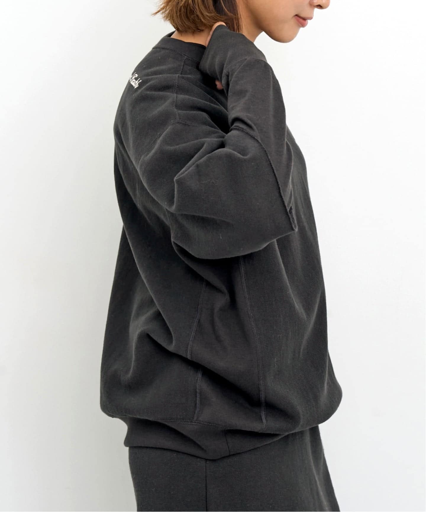 AMERICANA/アメリカーナ】 HALF SLEEVE SWEAT（スウェット）｜L