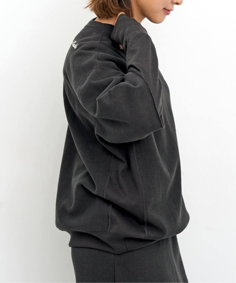 AMERICANA/アメリカーナ】 HALF SLEEVE SWEAT（スウェット）｜L 