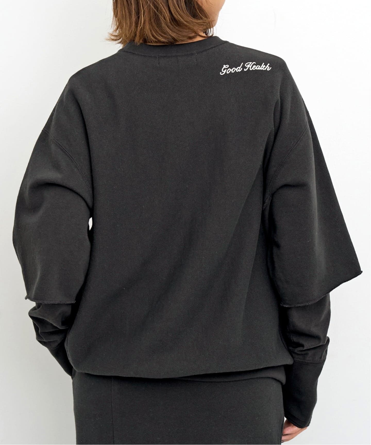 AMERICANA/アメリカーナ】 HALF SLEEVE SWEAT（スウェット）｜L