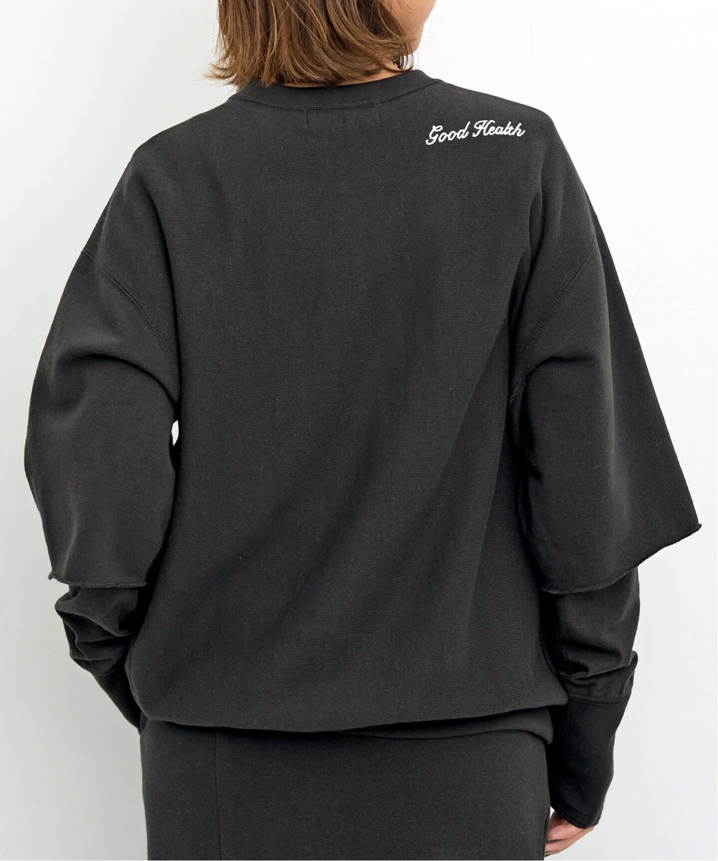 AMERICANA/アメリカーナ】 HALF SLEEVE SWEAT（スウェット）｜L 