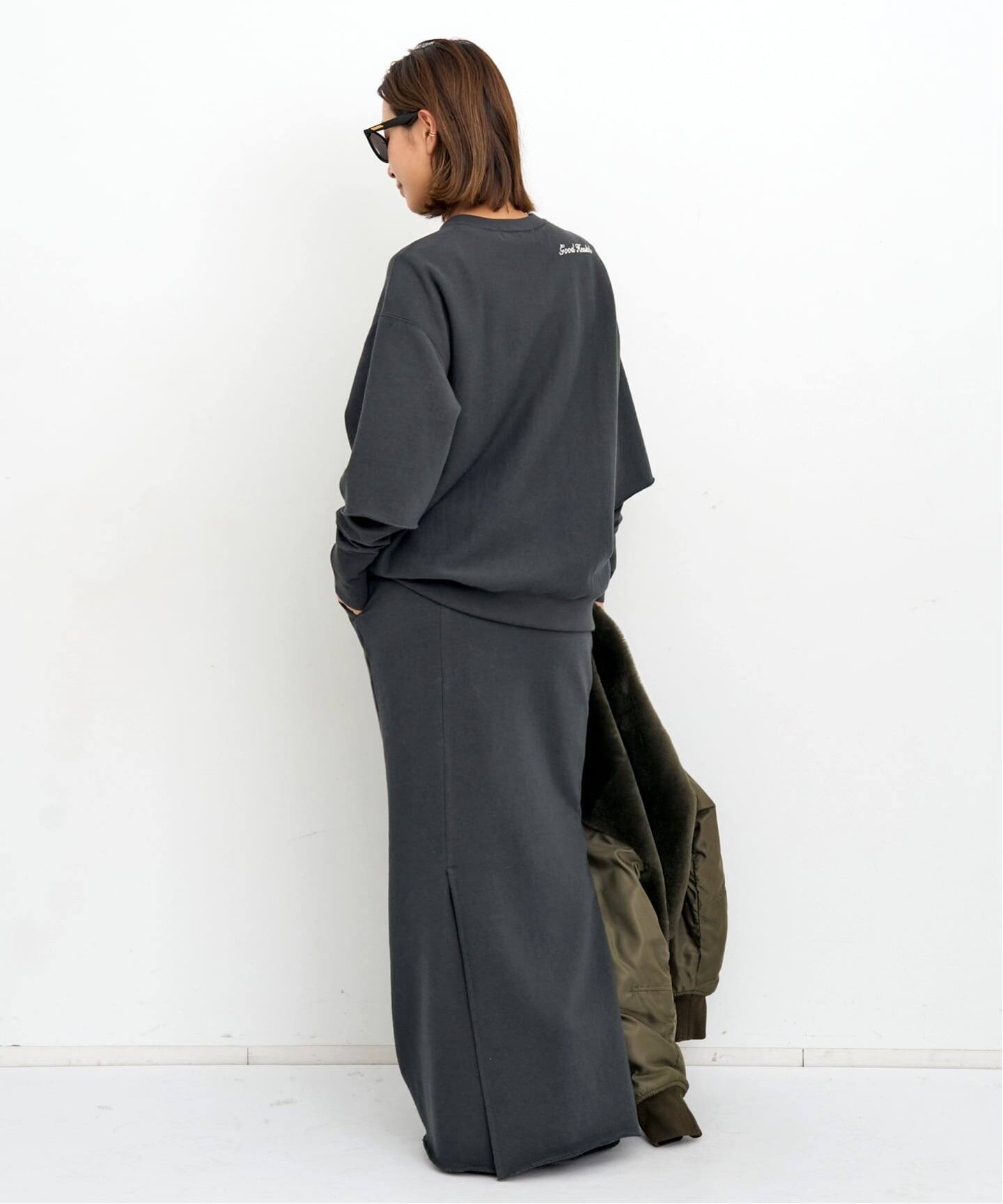 AMERICANA/アメリカーナ】 HALF SLEEVE SWEAT（スウェット）｜L 