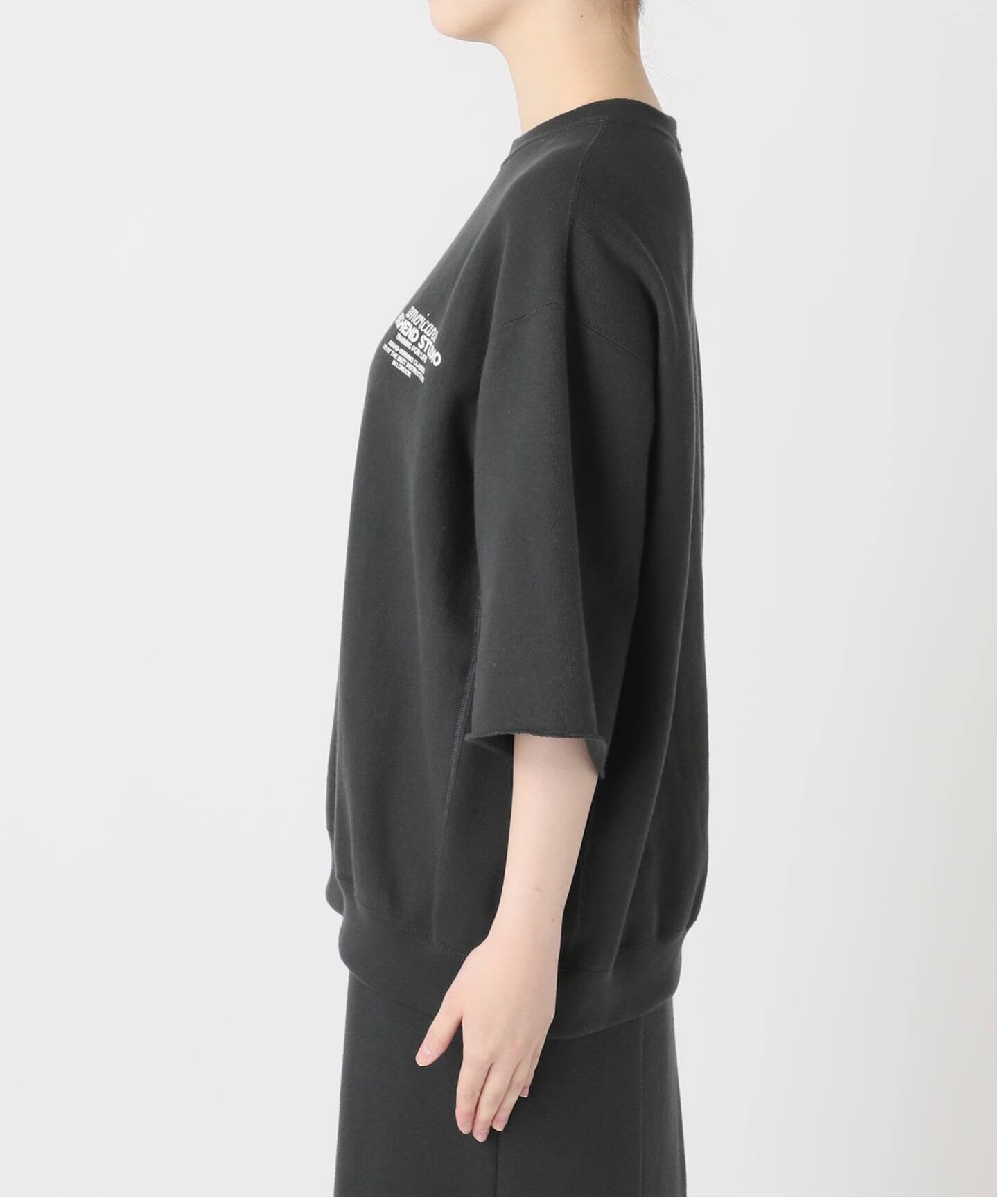 AMERICANA/アメリカーナ】 HALF SLEEVE SWEAT（スウェット）｜L 