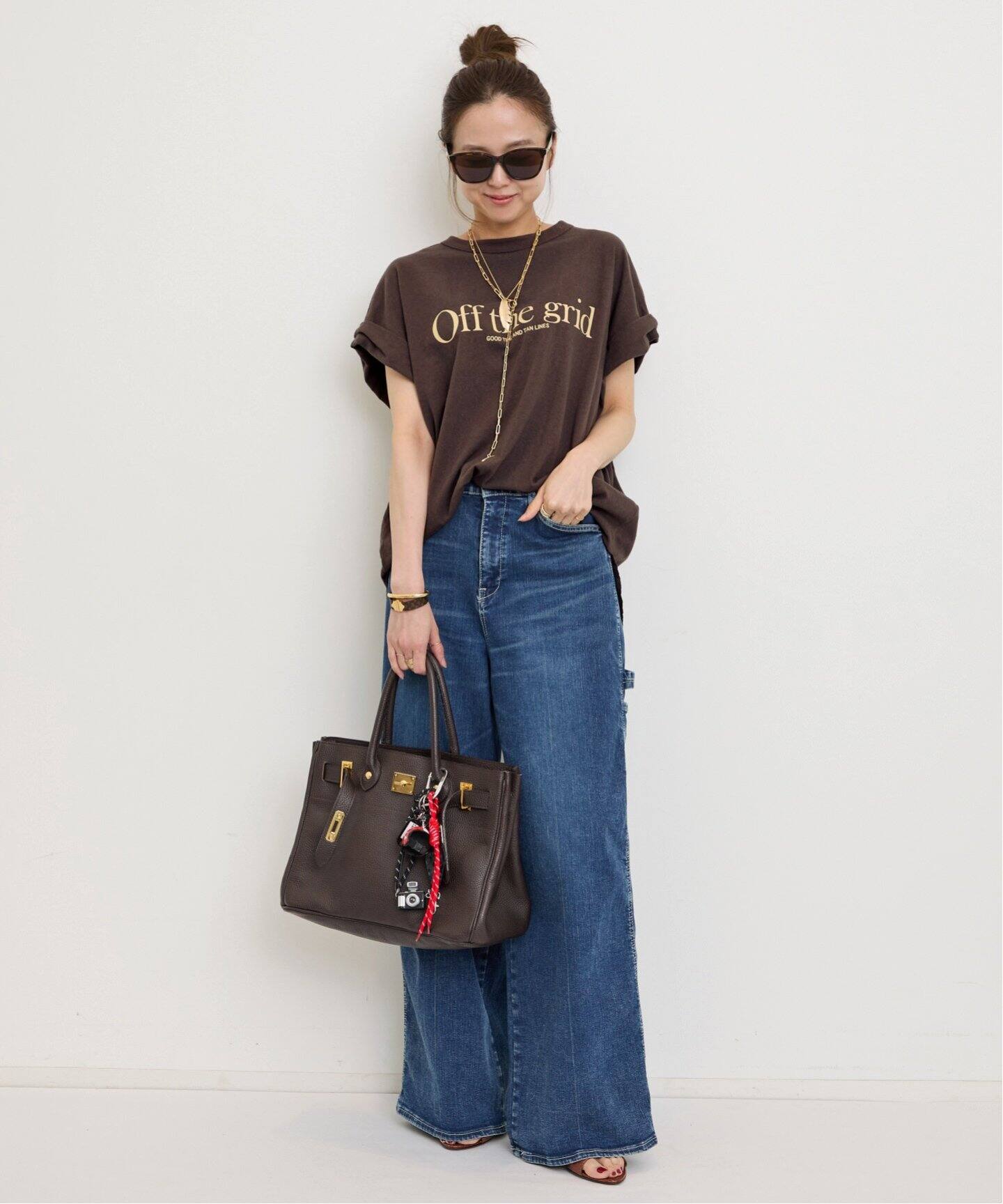 AMERICANA/アメリカーナ】 Off the grid T-shirt（Tシャツ／カットソー  