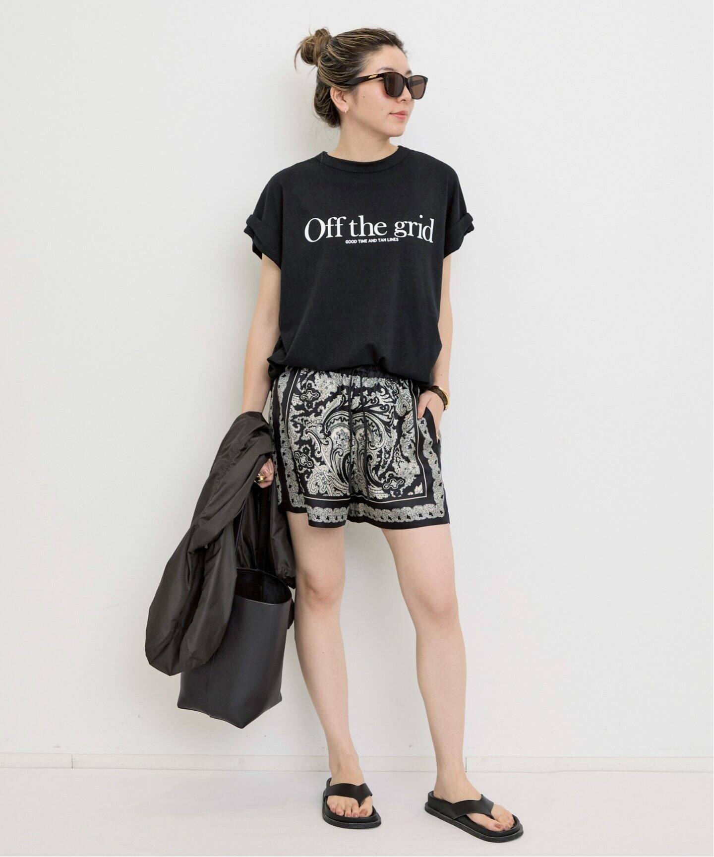 AMERICANA/アメリカーナ】 Off the grid T-shirt（Tシャツ／カットソー  