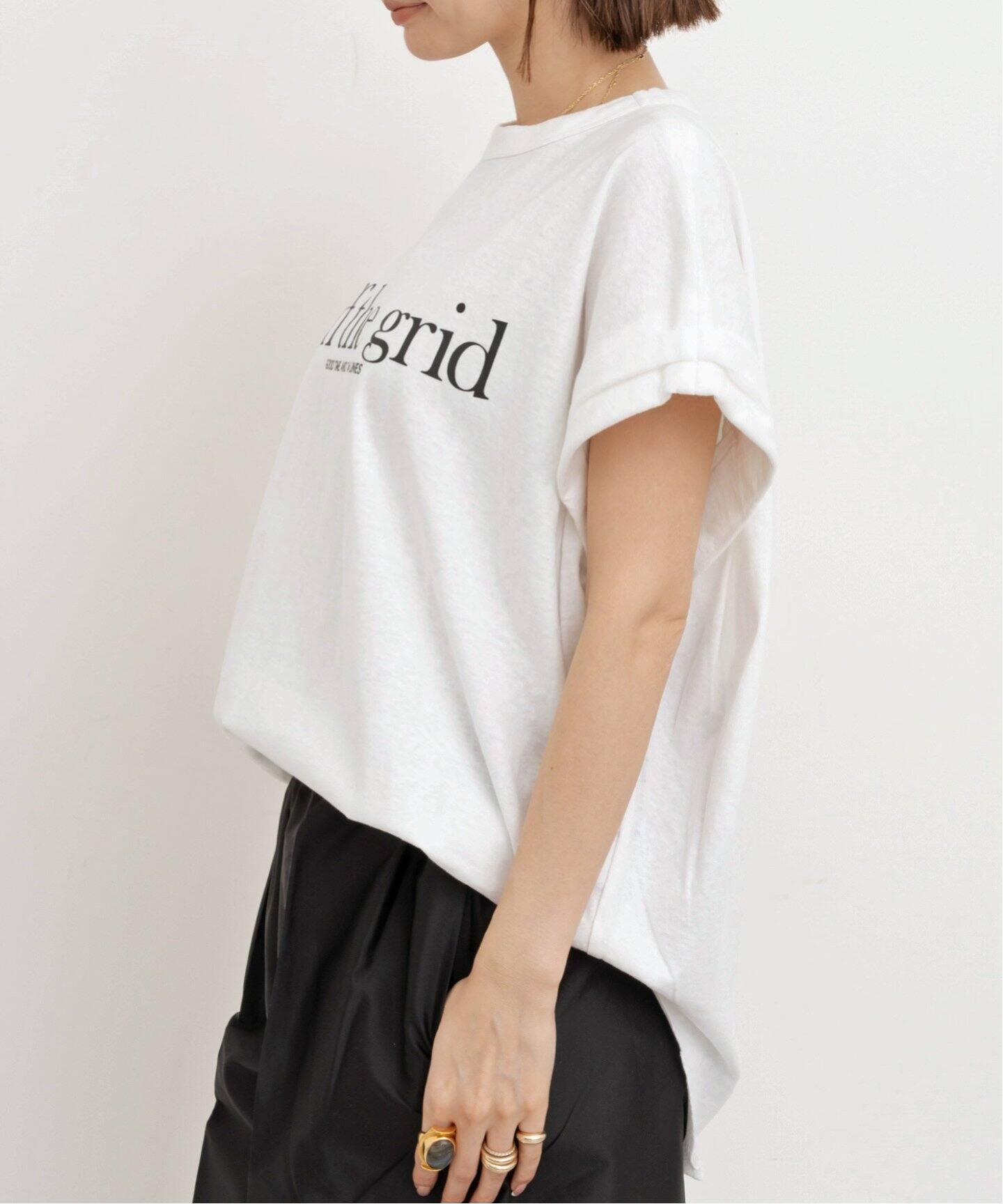 AMERICANA/アメリカーナ】 Off the grid T-shirt（Tシャツ／カットソー  