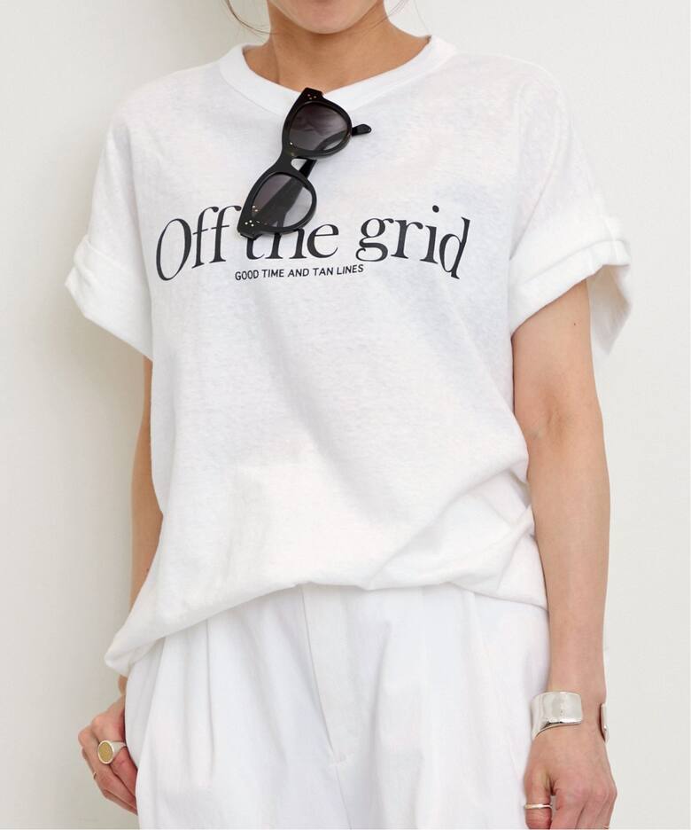 AMERICANA/アメリカーナ】 Off the grid T-shirt（Tシャツ／カットソー  