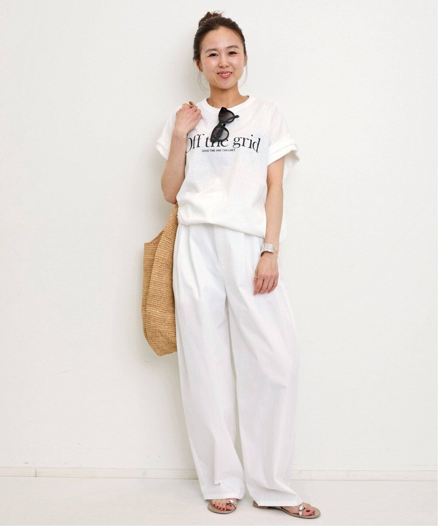 AMERICANA/アメリカーナ】 Off the grid T-shirt（Tシャツ／カットソー  