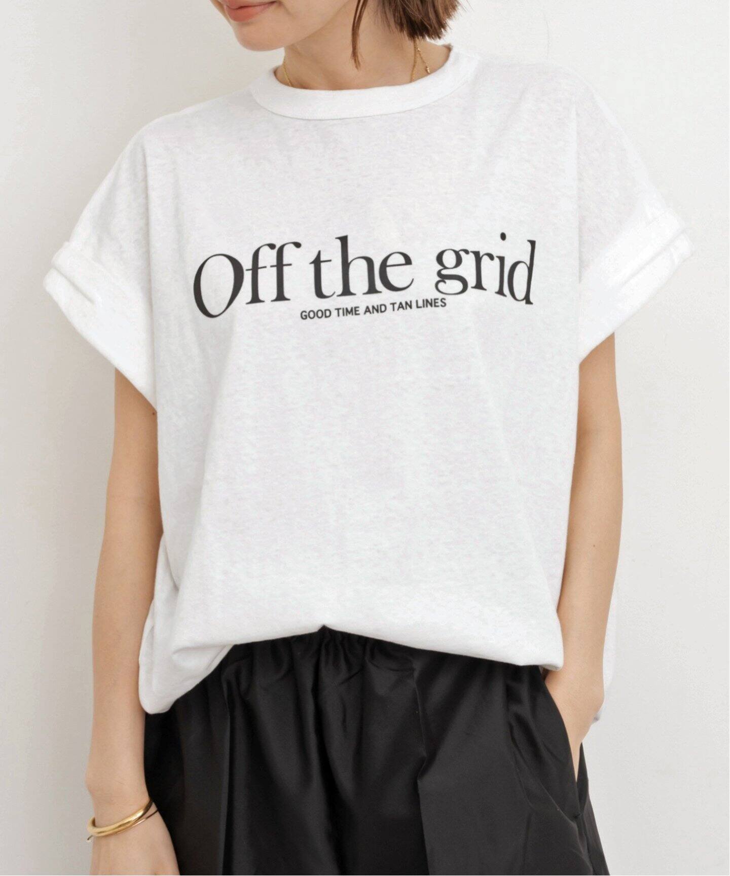 AMERICANA/アメリカーナ】 Off the grid T-shirt（Tシャツ／カットソー  