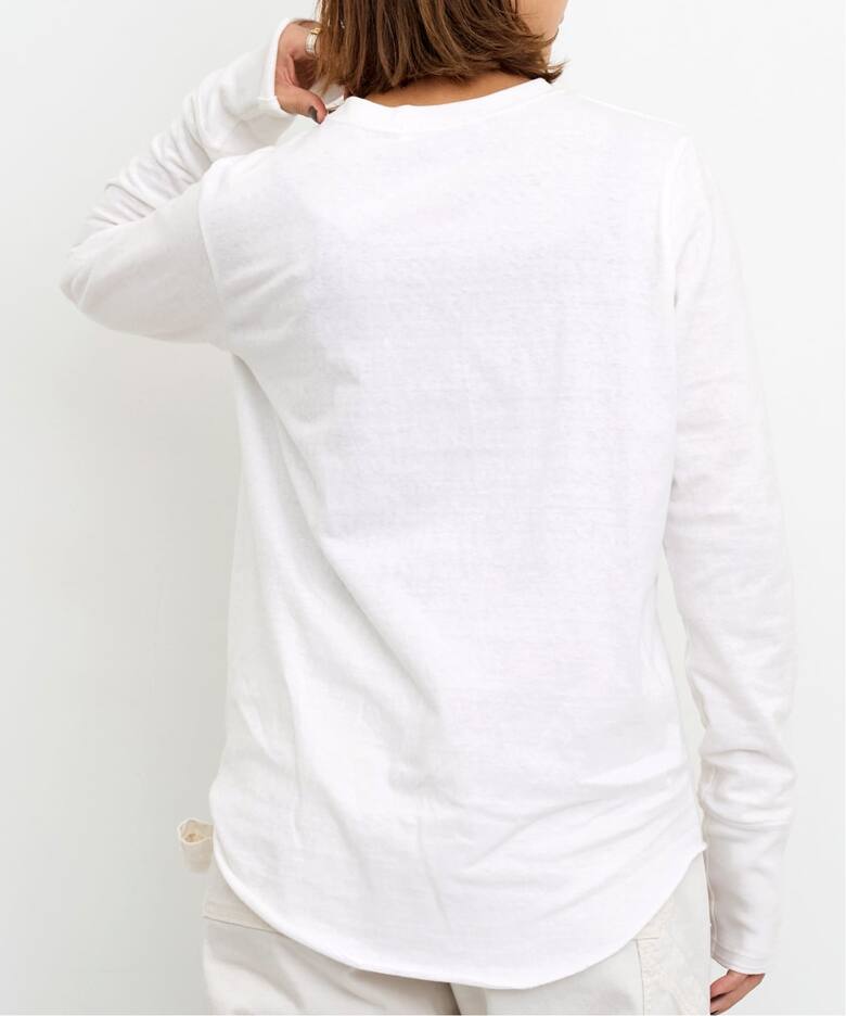 AMERICANA/アメリカーナ】 CREWNECK LONG SLEEVE TEE（Tシャツ 