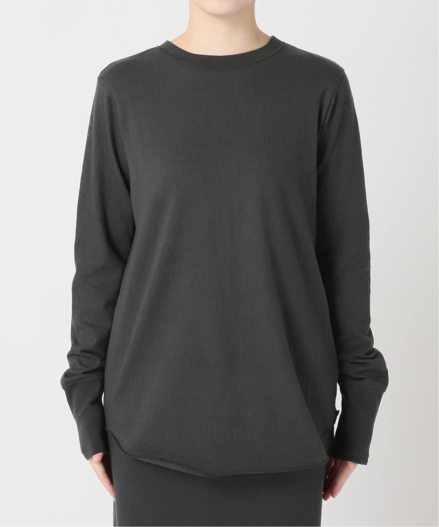 AMERICANA/アメリカーナ】 CREWNECK LONG SLEEVE TEE（Tシャツ 