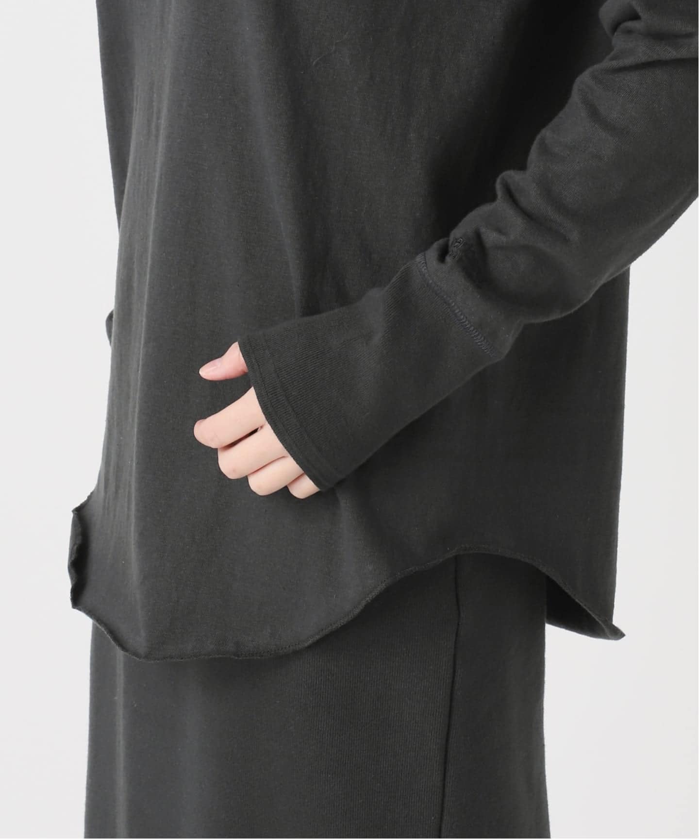 AMERICANA/アメリカーナ】 CREWNECK LONG SLEEVE TEE（Tシャツ