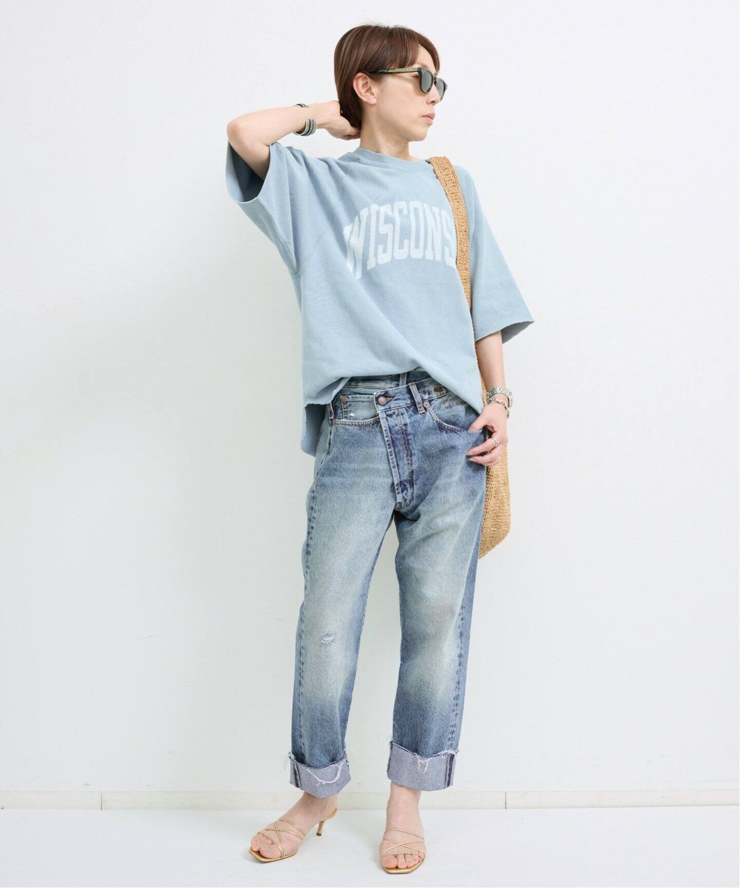 REMI RELIEF/レミ レリーフ】 WISCONSIN RAGLAN TEE（Tシャツ 