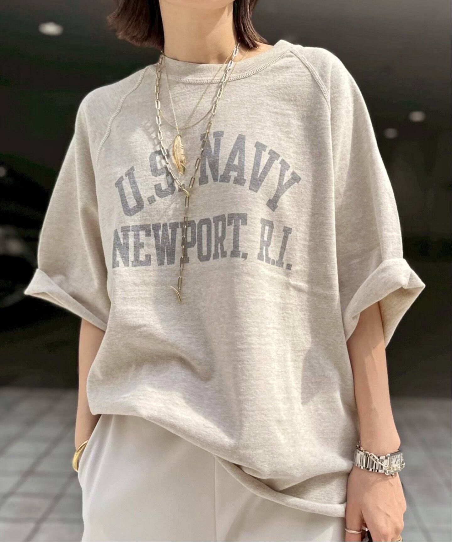 REMI RELIEF/レミ レリーフ】 NEWPORT RAGLAN TEE（Tシャツ  