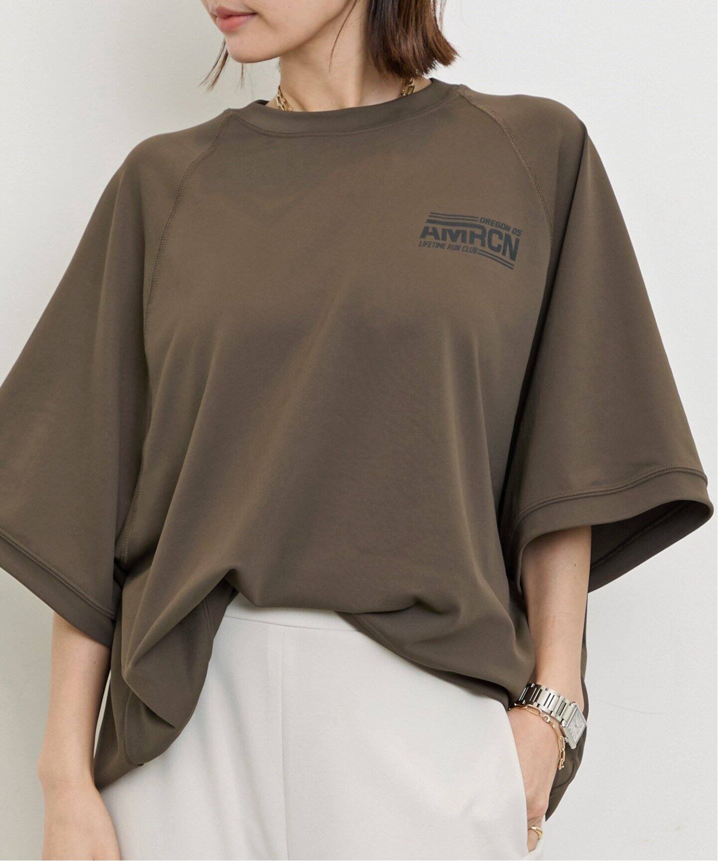 AMERICANA/アメリカーナ】 Cool Relax Tee（Tシャツ／カットソー）｜L 