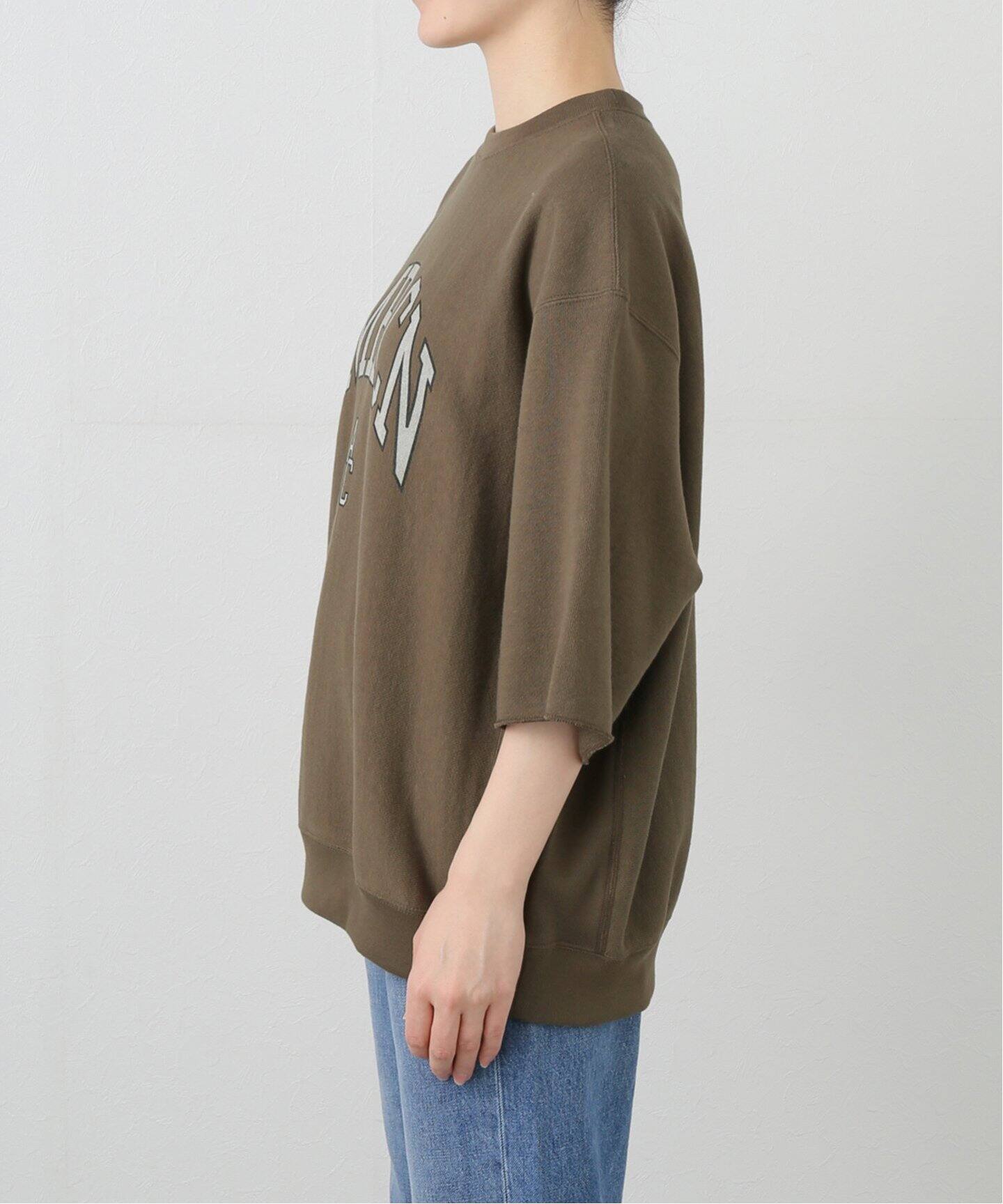 AMERICANA/アメリカーナ】 HALF SLEEVE SWEAT（スウェット）｜L  