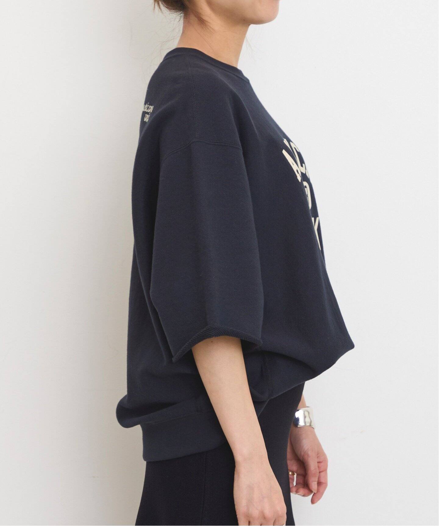 AMERICANA/アメリカーナ】 HALF SLEEVE SWEAT（スウェット）｜L  