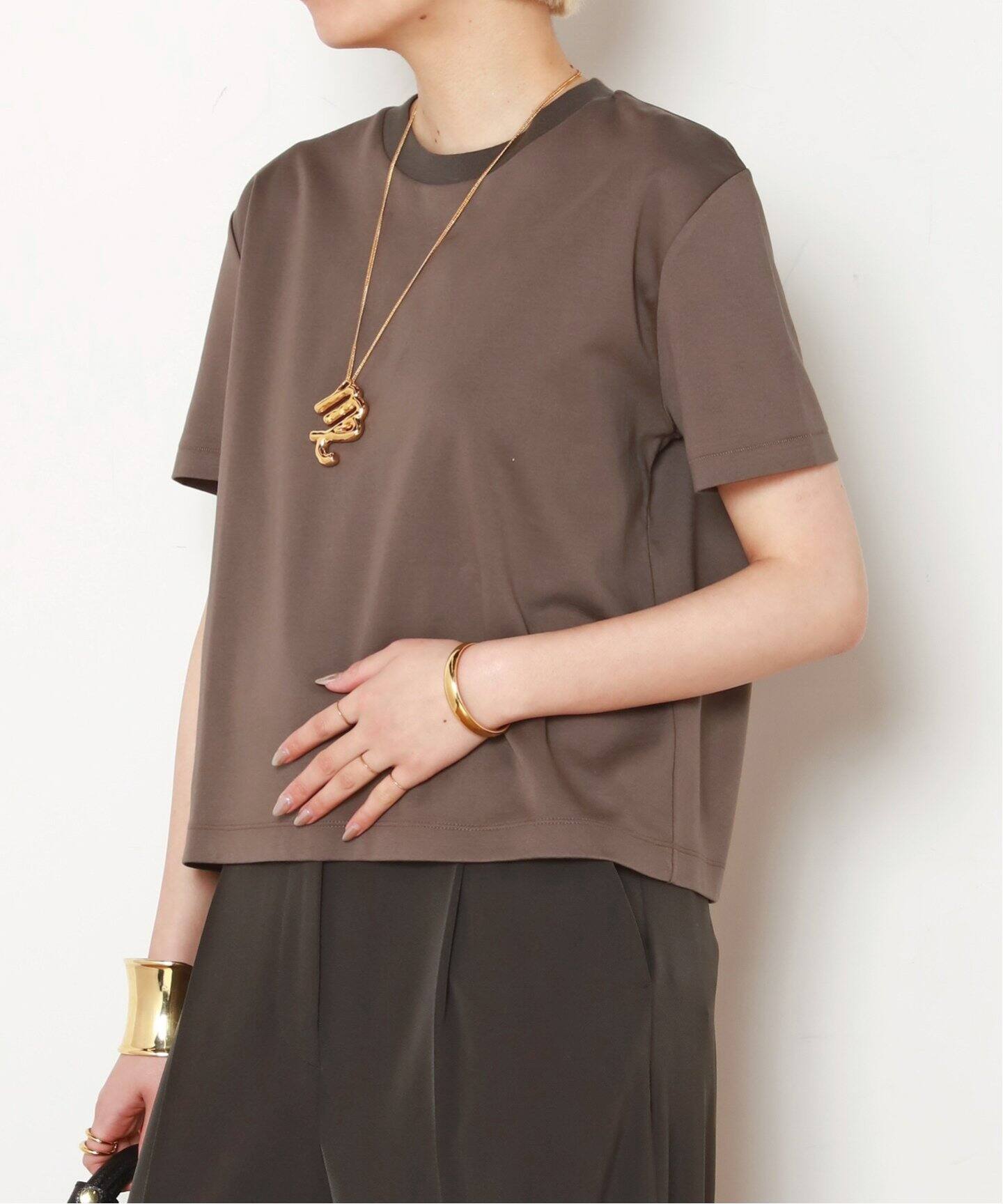 【ファッション通販】 コンパクトTシャツ（Tシャツ／カットソー）｜AP STUDIO トップス