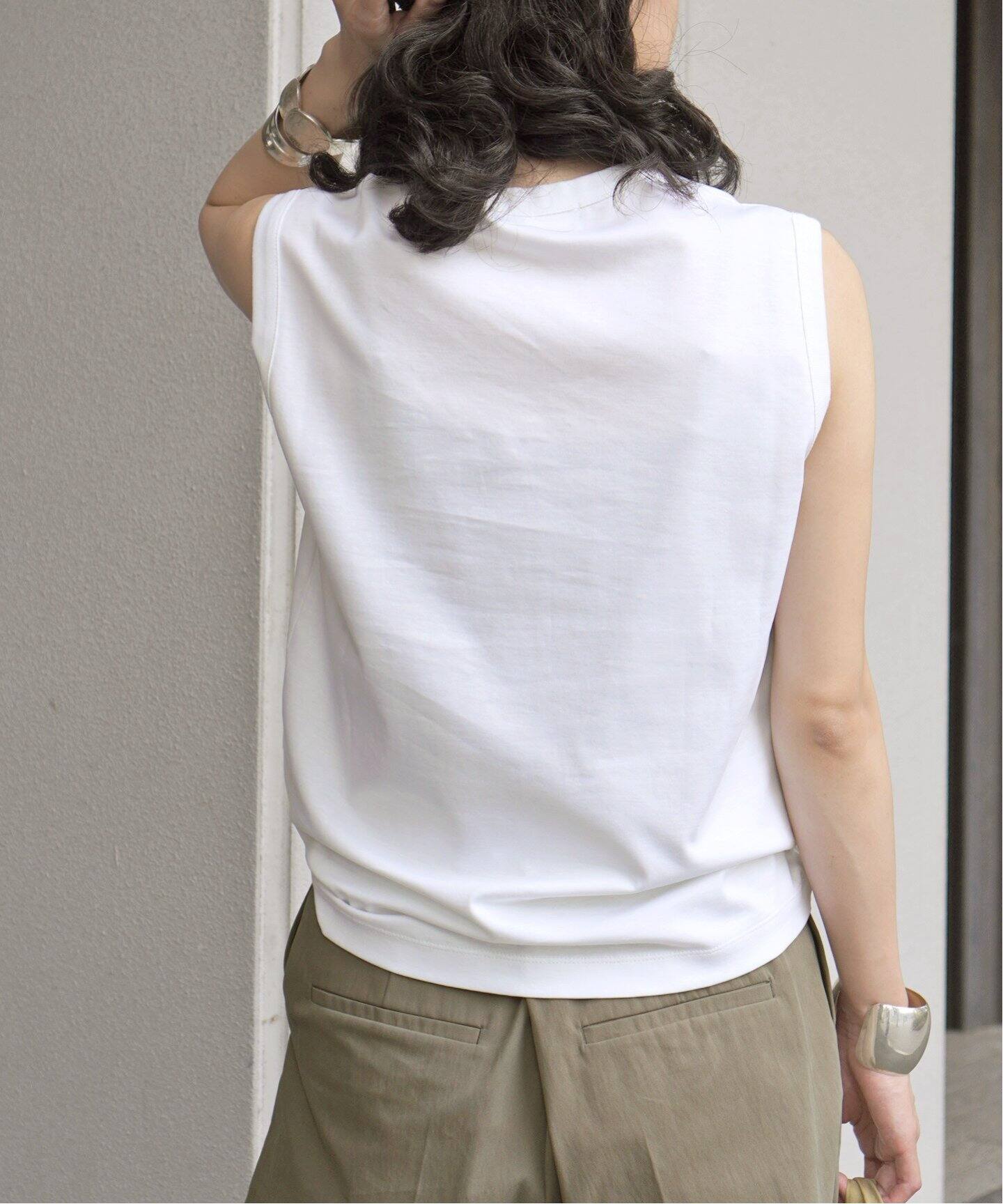 AP STUDIO - AP STUDIO  ノースリーブTシャツ　25SS AP STUDIO tシャツ ノースリーブTシャツ レディース : ZOZOTOWN