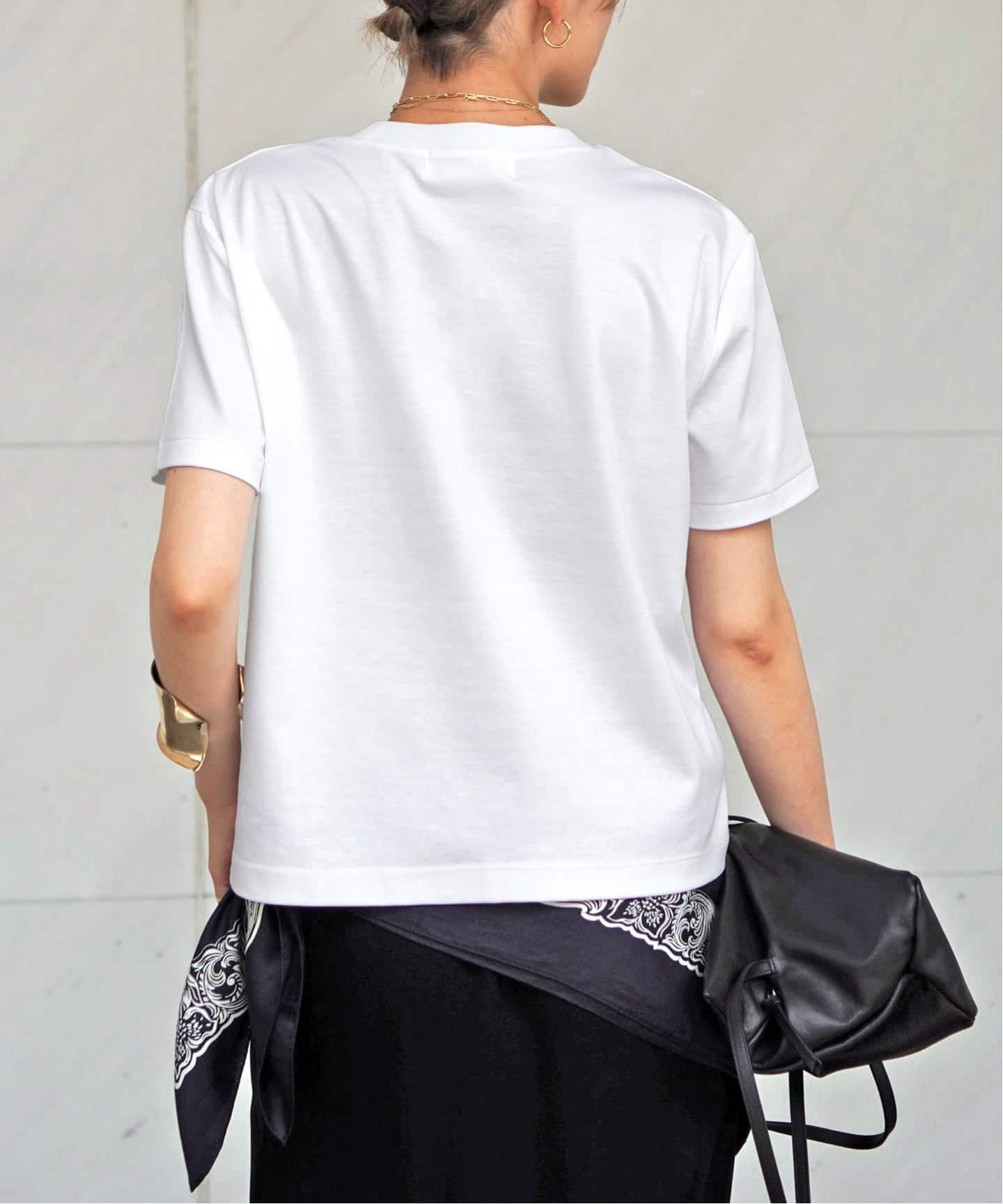 apstudio コンパクトTシャツ　ベージュ コンパクトTシャツ（Tシャツ／カットソー）｜AP STUDIO