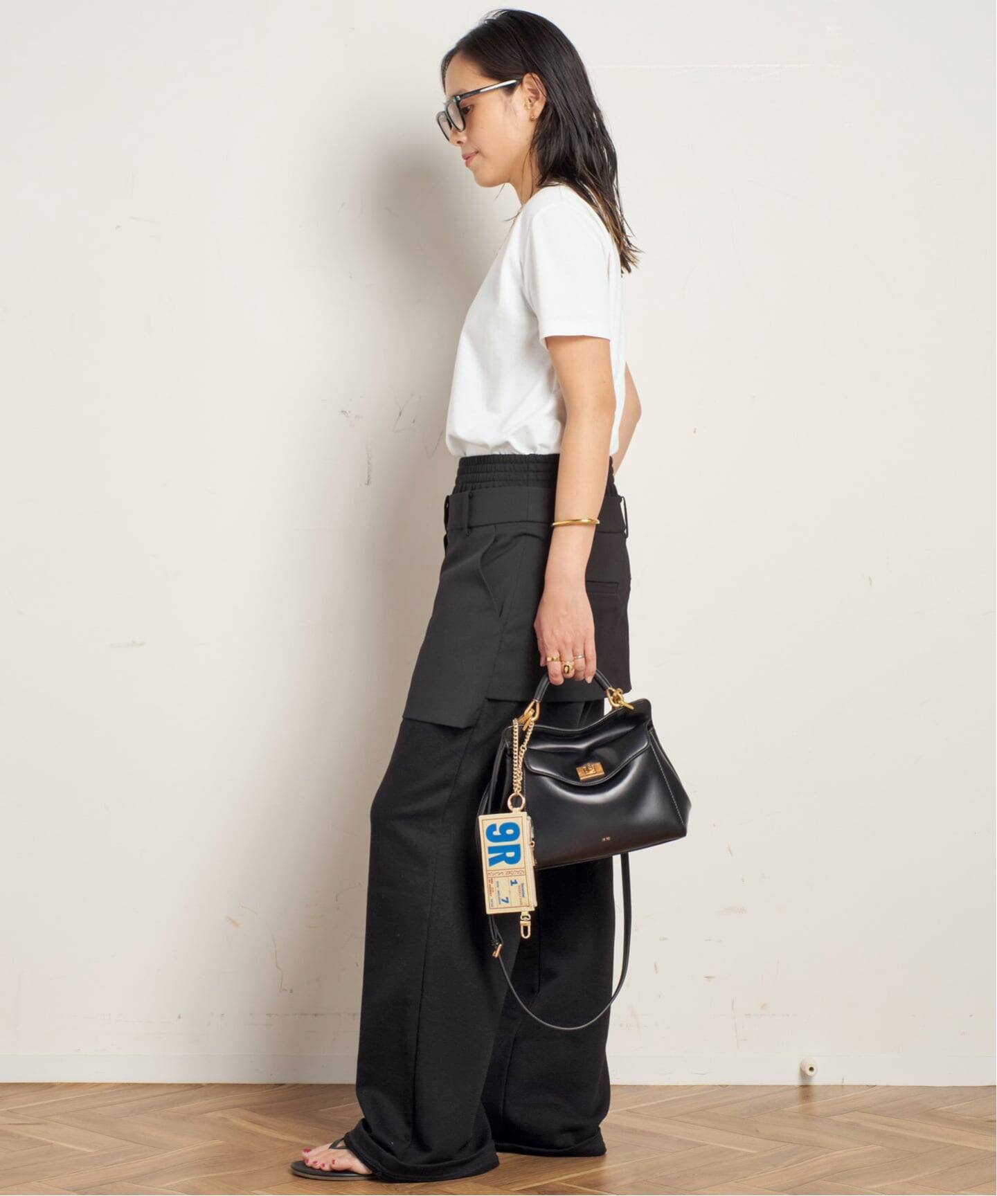 大人気！【AP STUDIO】23SS Cropped T-shirt Tシャツ 追加 コンパクトTシャツ（Tシャツ／カットソー）｜AP STUDIO