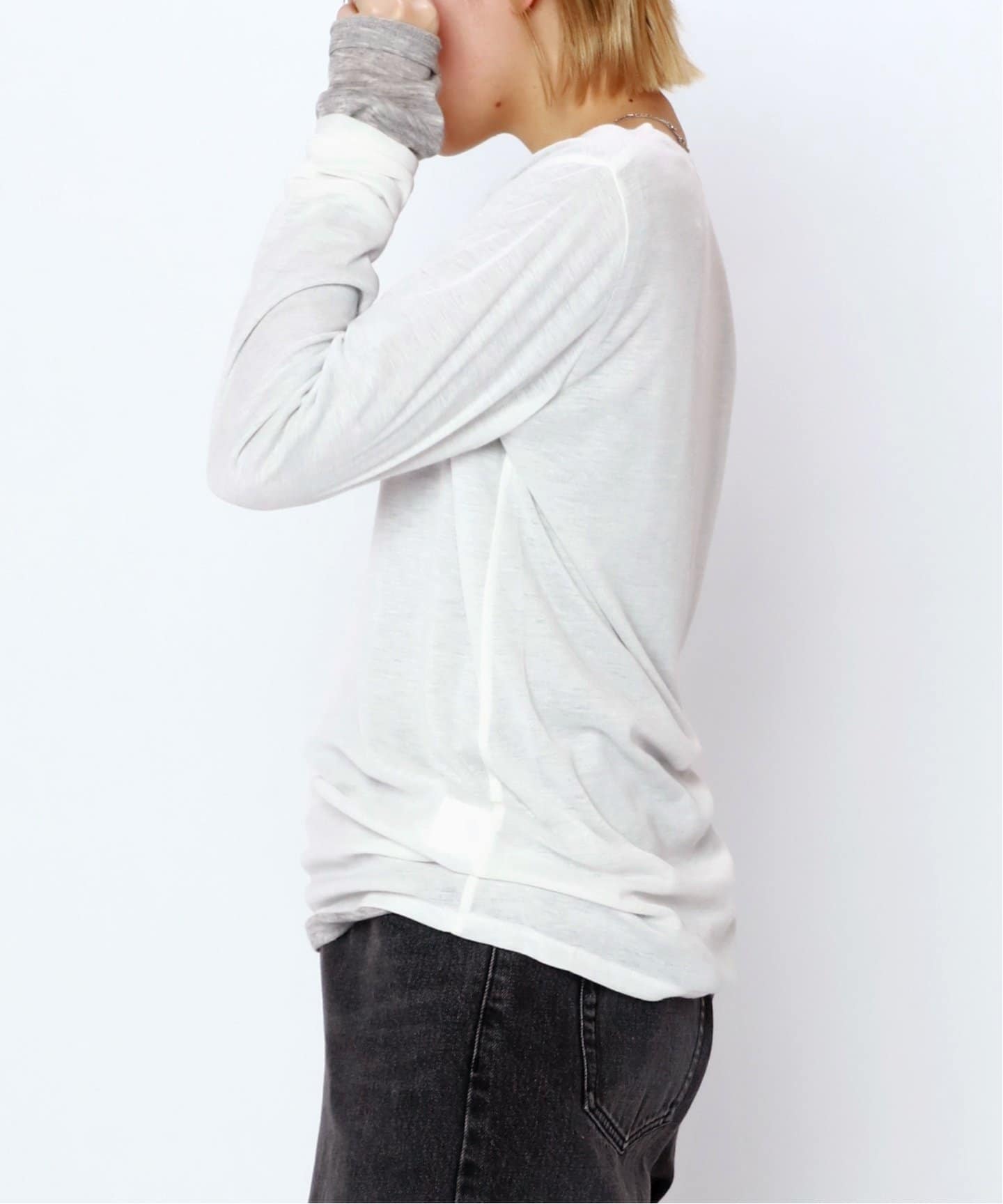 メロータッチTシャツ（Tシャツ／カットソー）｜AP STUDIO