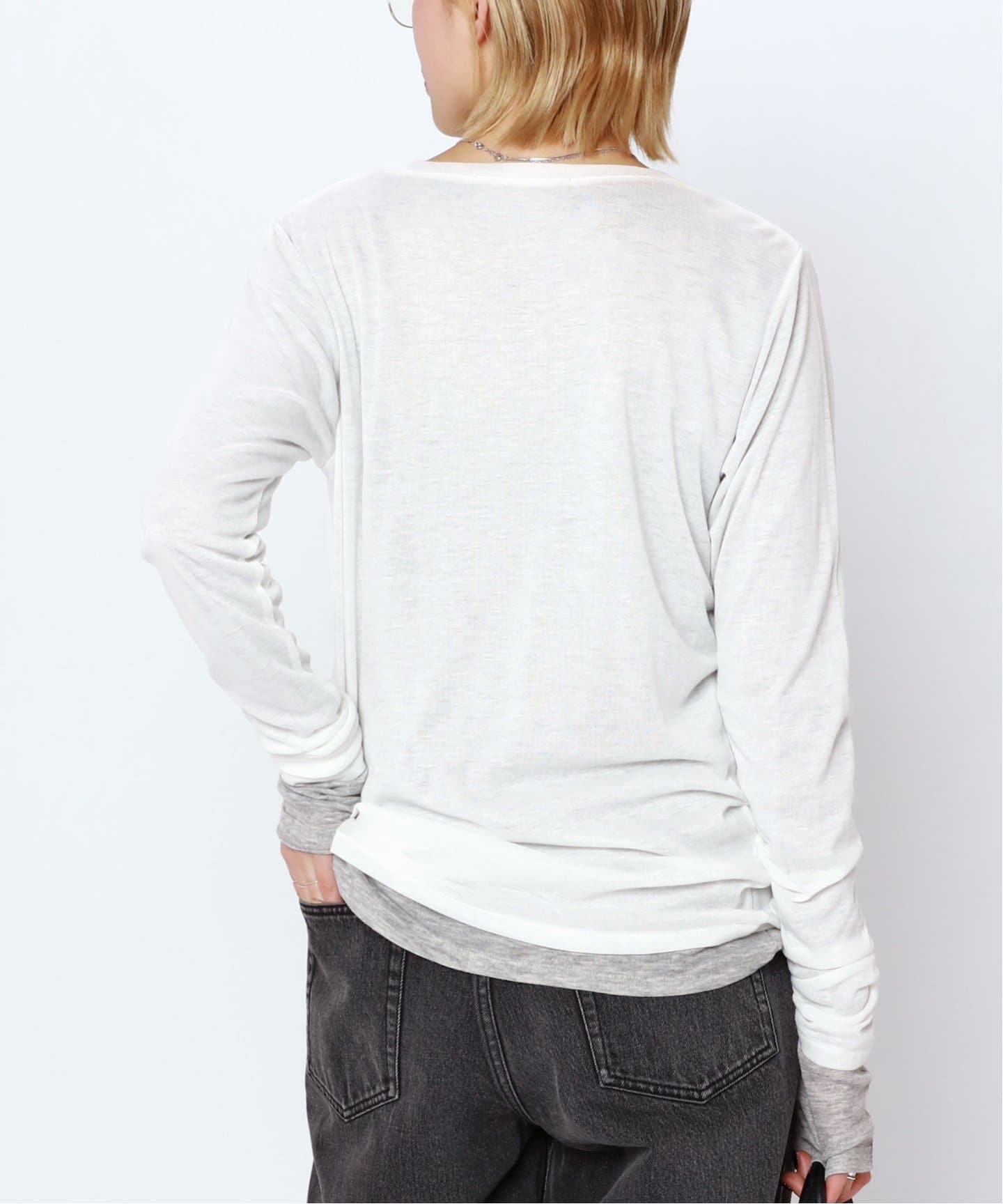 メロータッチTシャツ（Tシャツ／カットソー）｜AP STUDIO