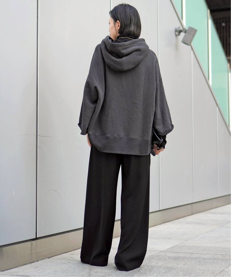 ウールミックスハーフジップフーディ（Tシャツ／カットソー）｜AP 