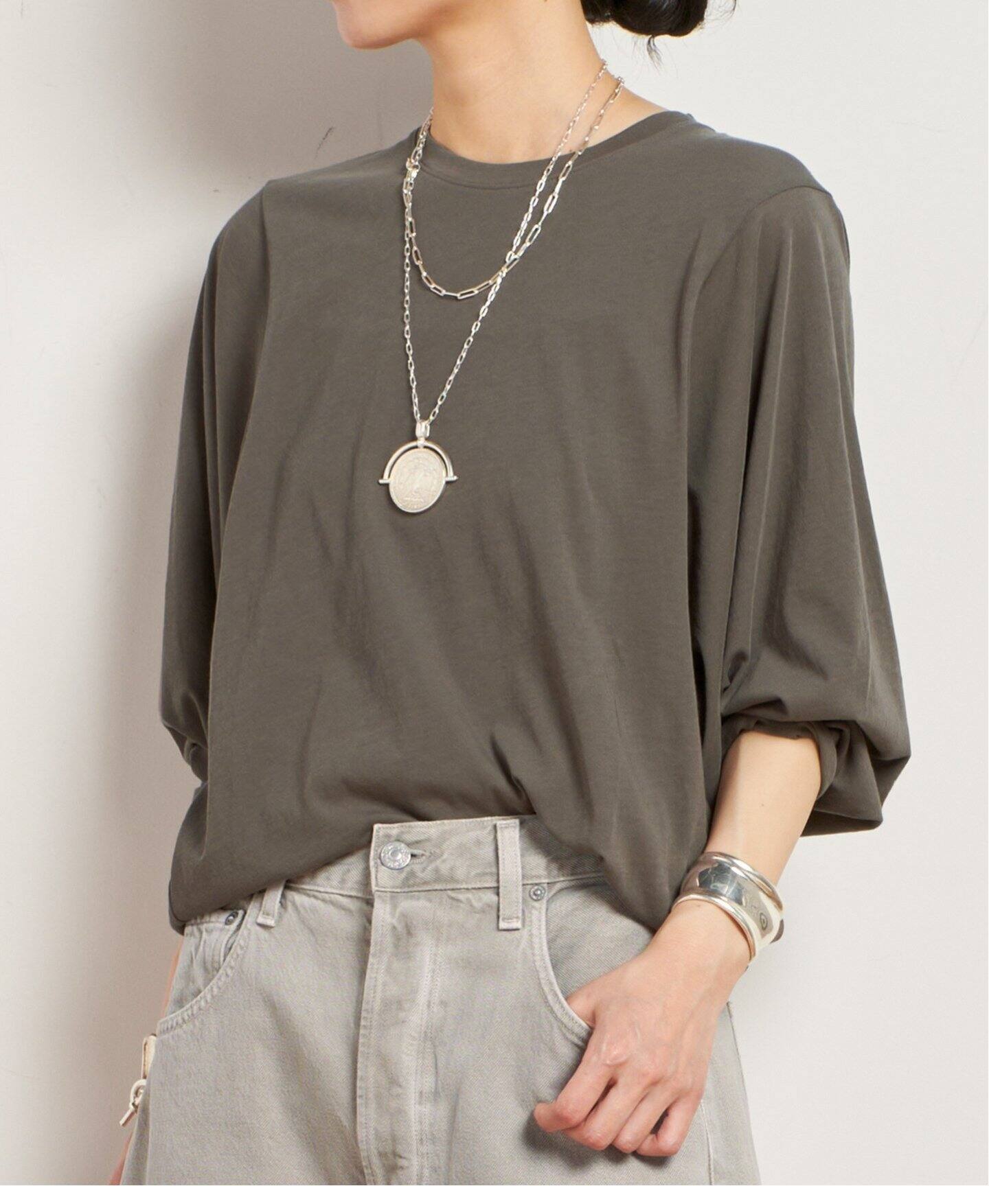 ワイドスリーブTシャツ（Tシャツ／カットソー）｜AP STUDIO（エーピー  