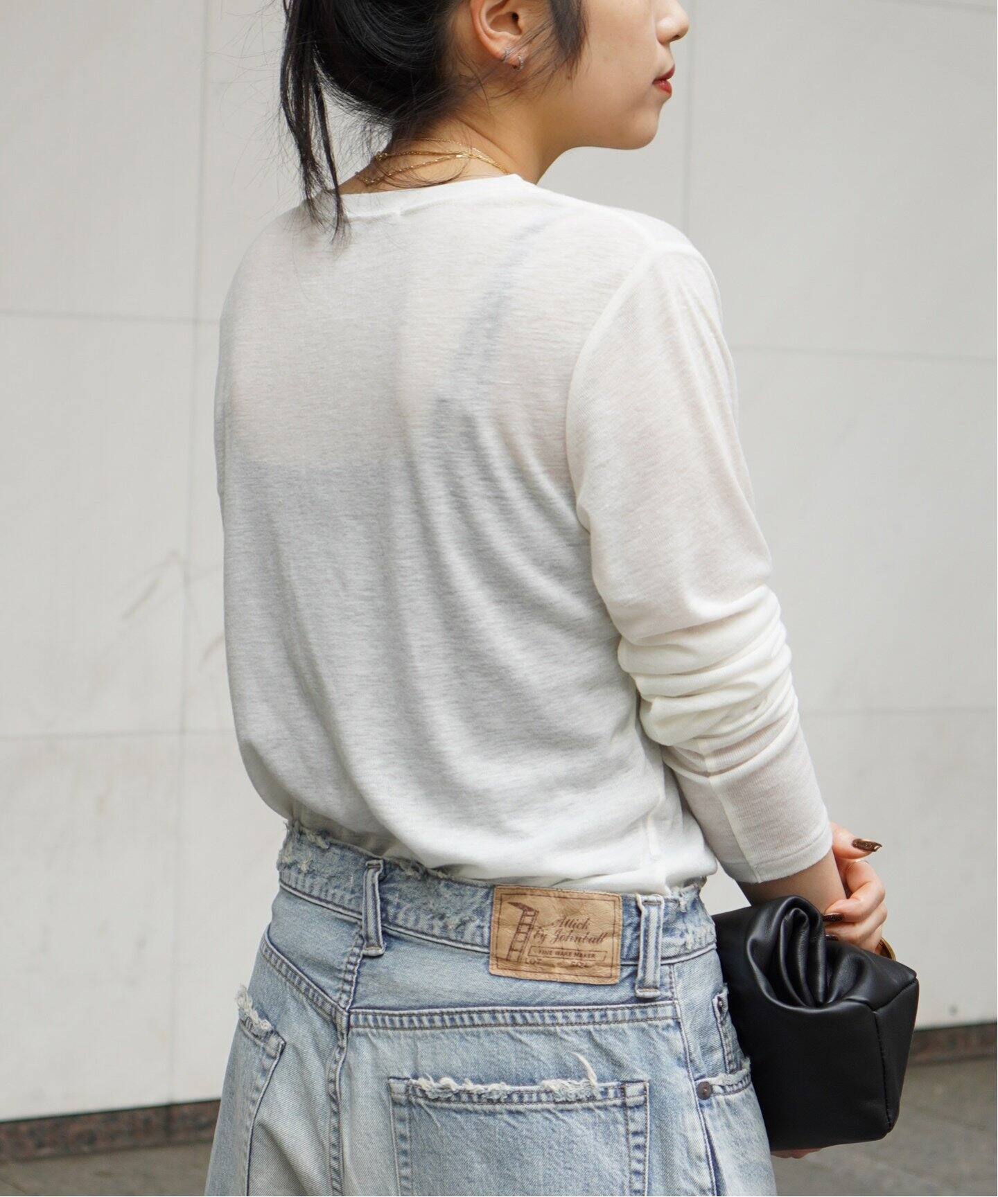 メロータッチヘンリーネックTシャツ（Tシャツ／カットソー）｜AP 