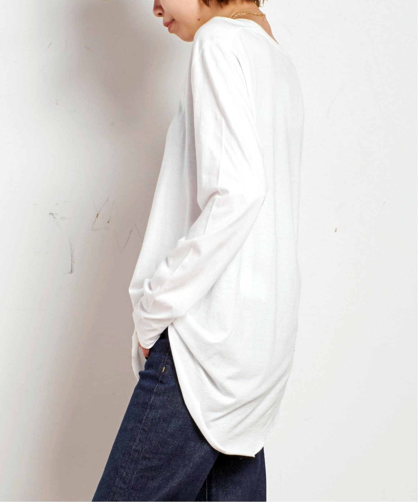 New ラウンドテールTシャツ（Tシャツ／カットソー）｜AP STUDIO