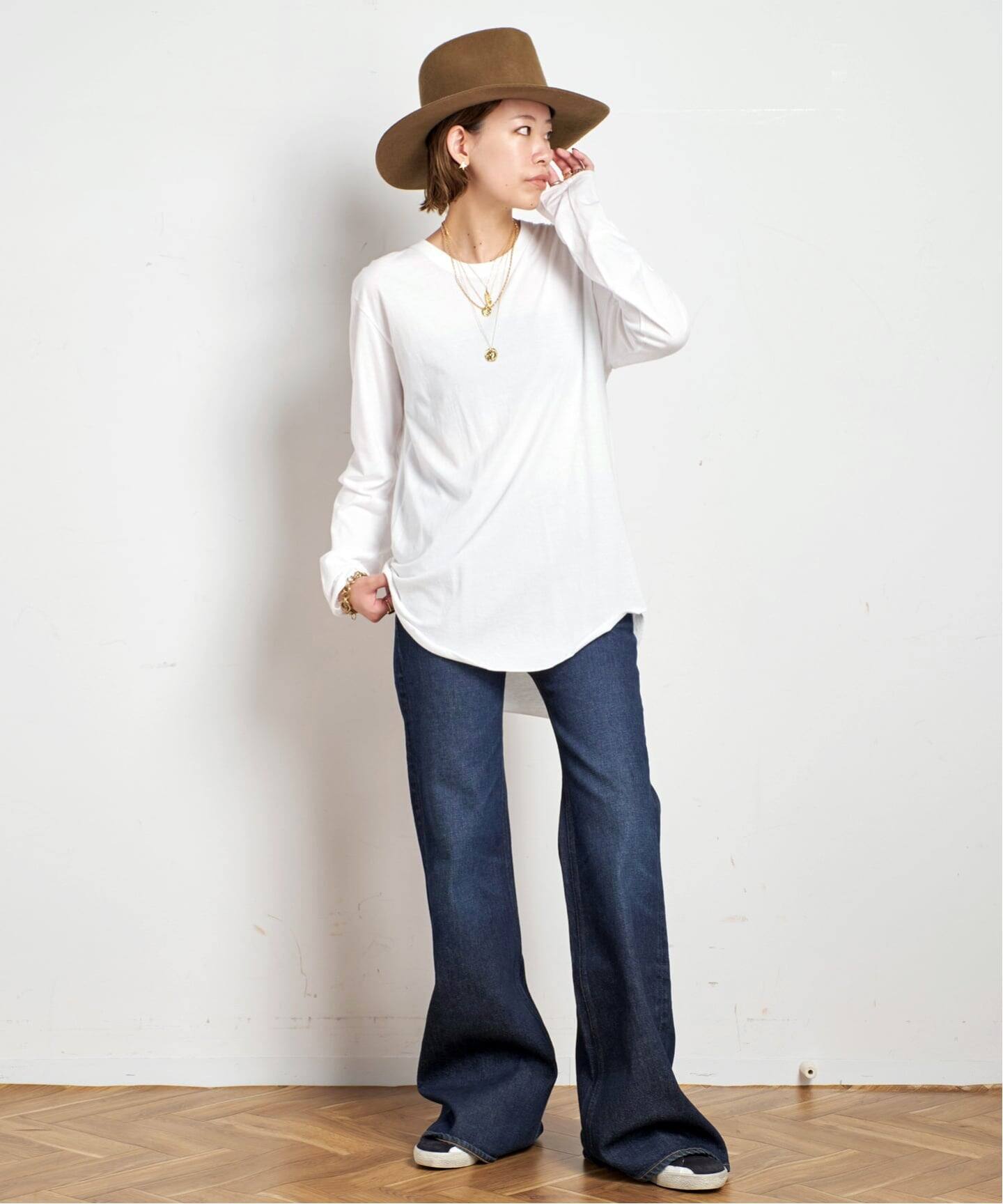 追加New round tail T-sh（Tシャツ／カットソー）｜AP STUDIO