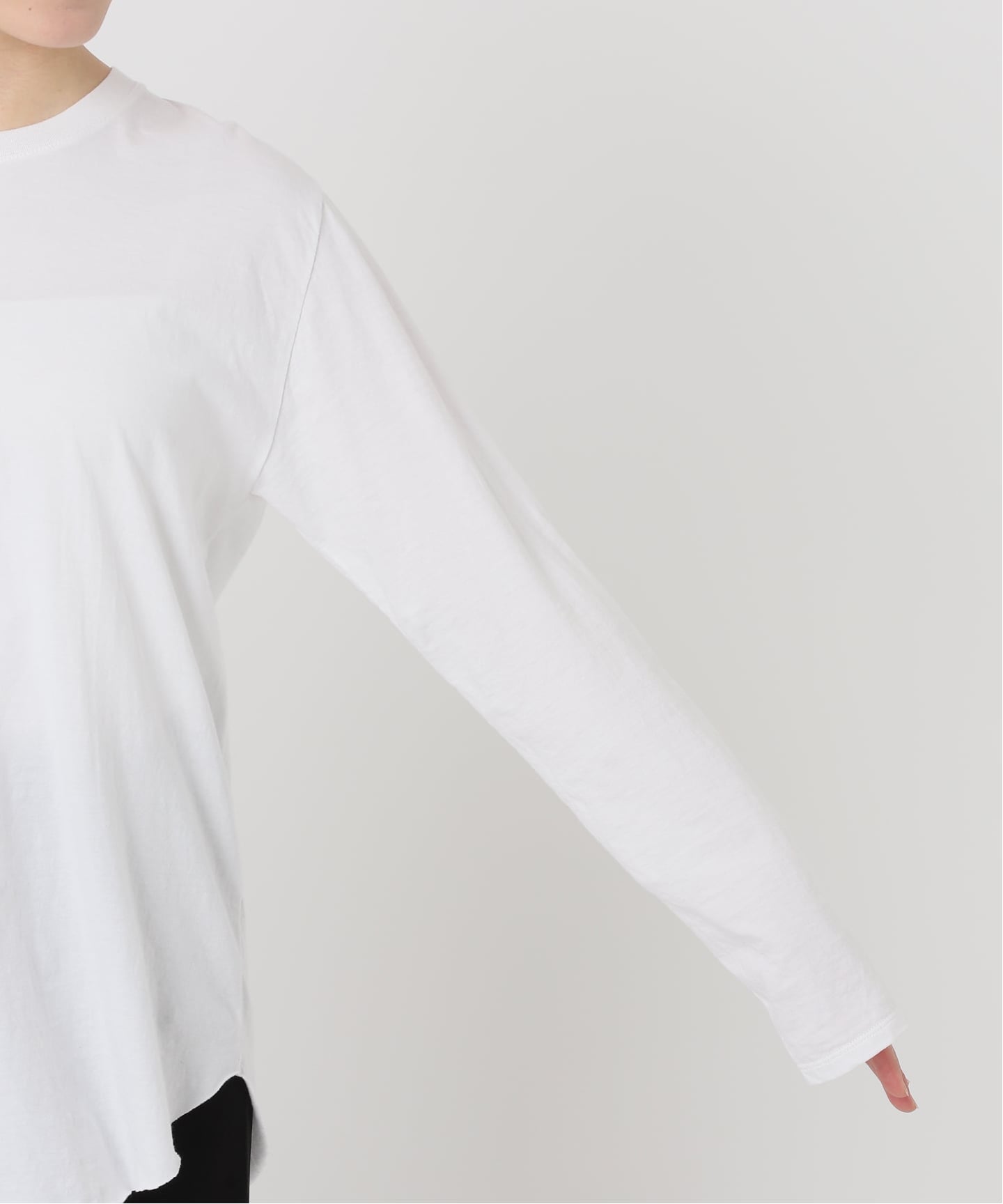 追加New round tail T-sh（Tシャツ／カットソー）｜AP STUDIO