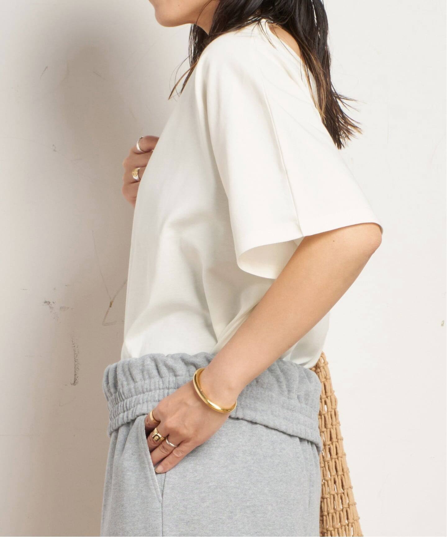 AP STUDIO オープンバックTシャツ オープンバックTシャツ（Tシャツ/カットソー）｜AP STUDIO
