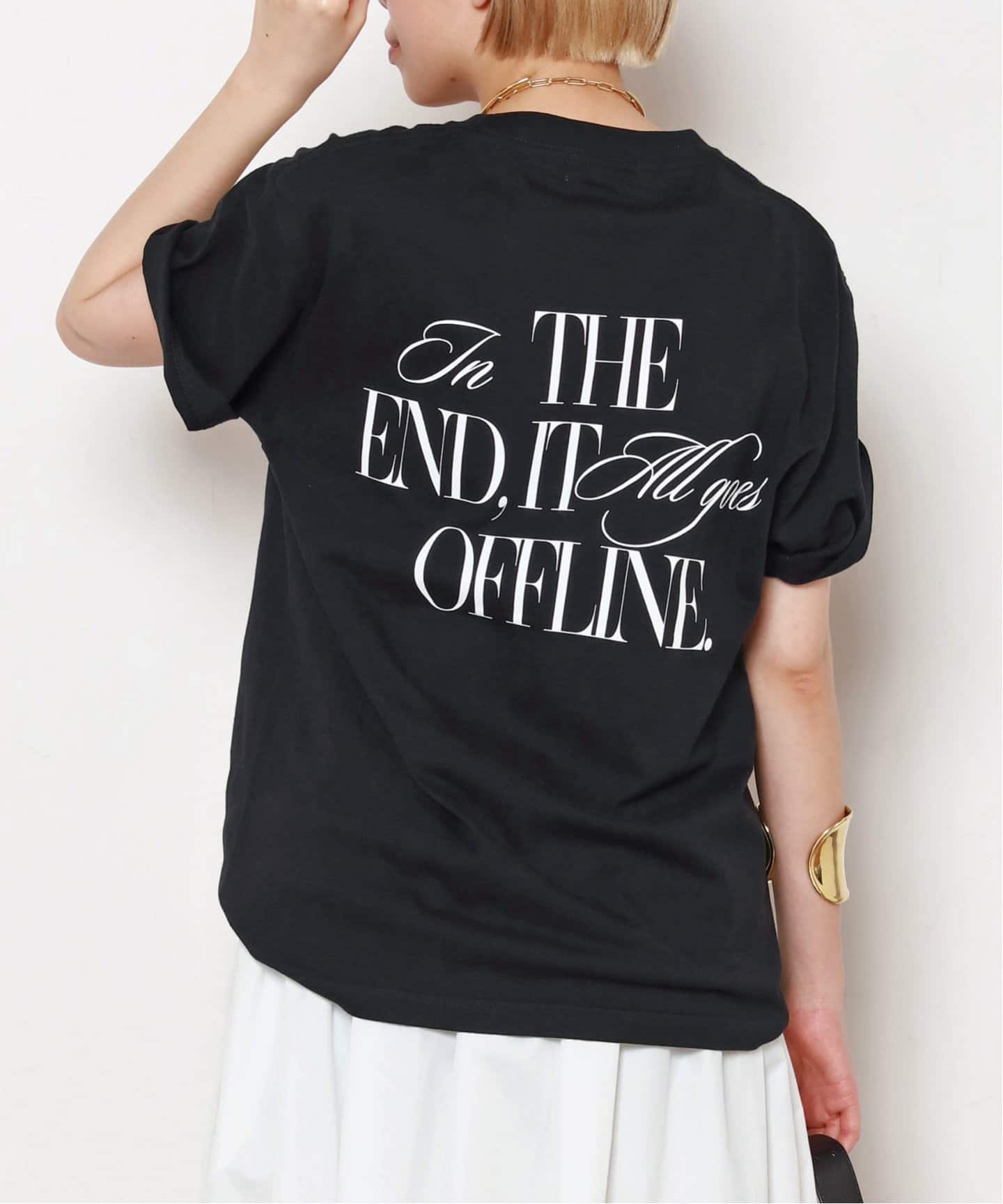 タグ付き AP STUDIO ビッグTシャツ 半袖 ブラック 追加》ビッグTシャツ（Tシャツ／カットソー）｜AP STUDIO
