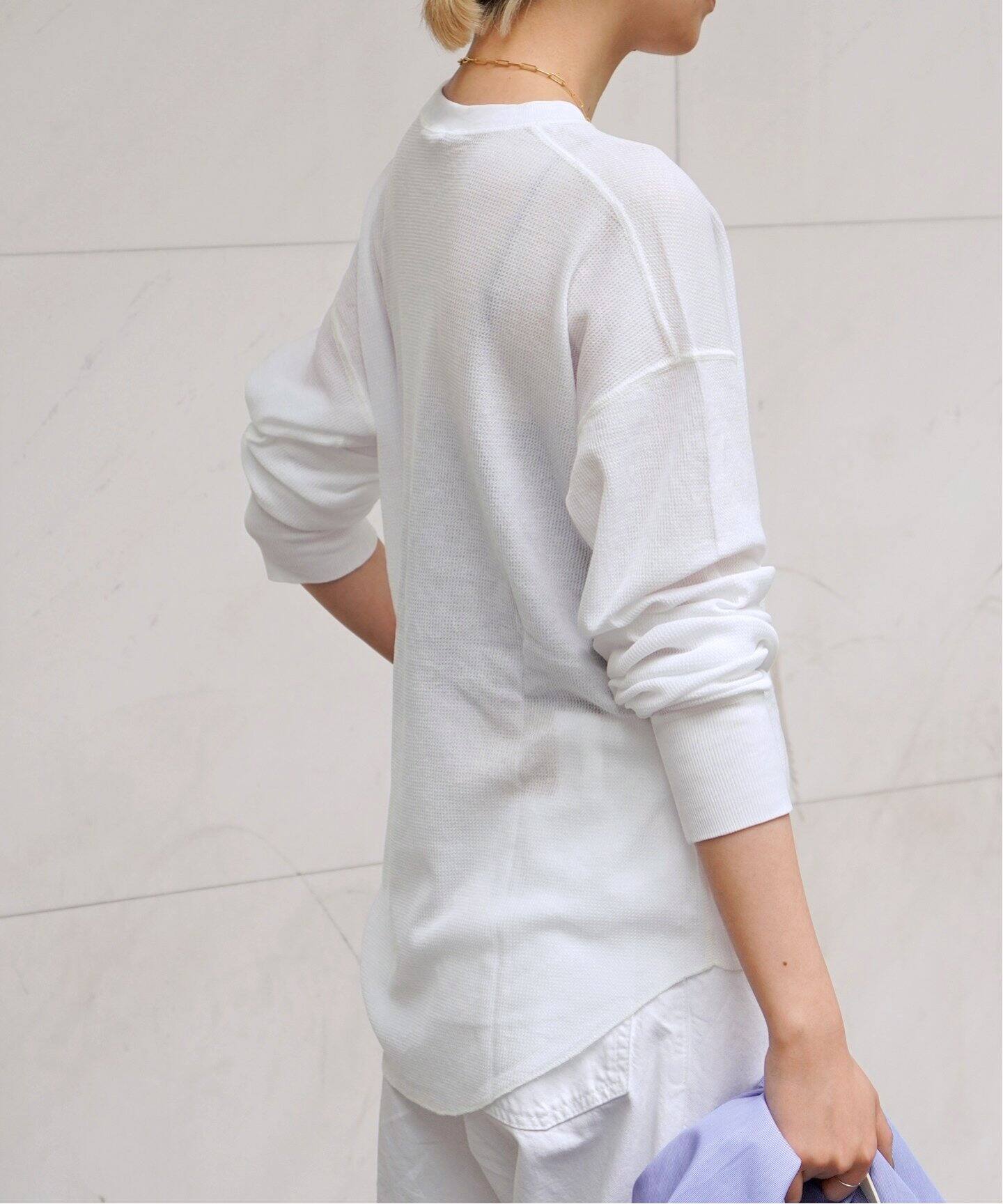 A.P studio シアーカットソー New シアーワッフルTシャツ（Tシャツ／カットソー）｜AP STUDIO