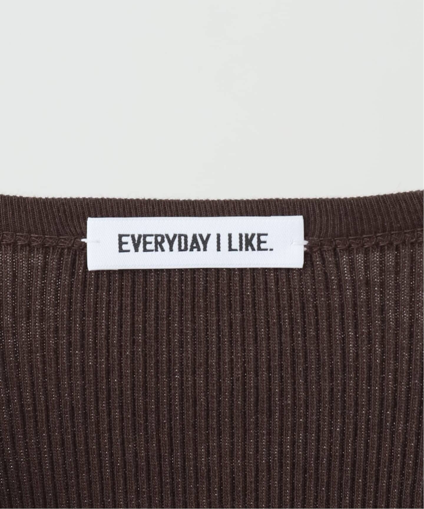 リブUネックプルオーバー（Tシャツ／カットソー）｜AP STUDIO