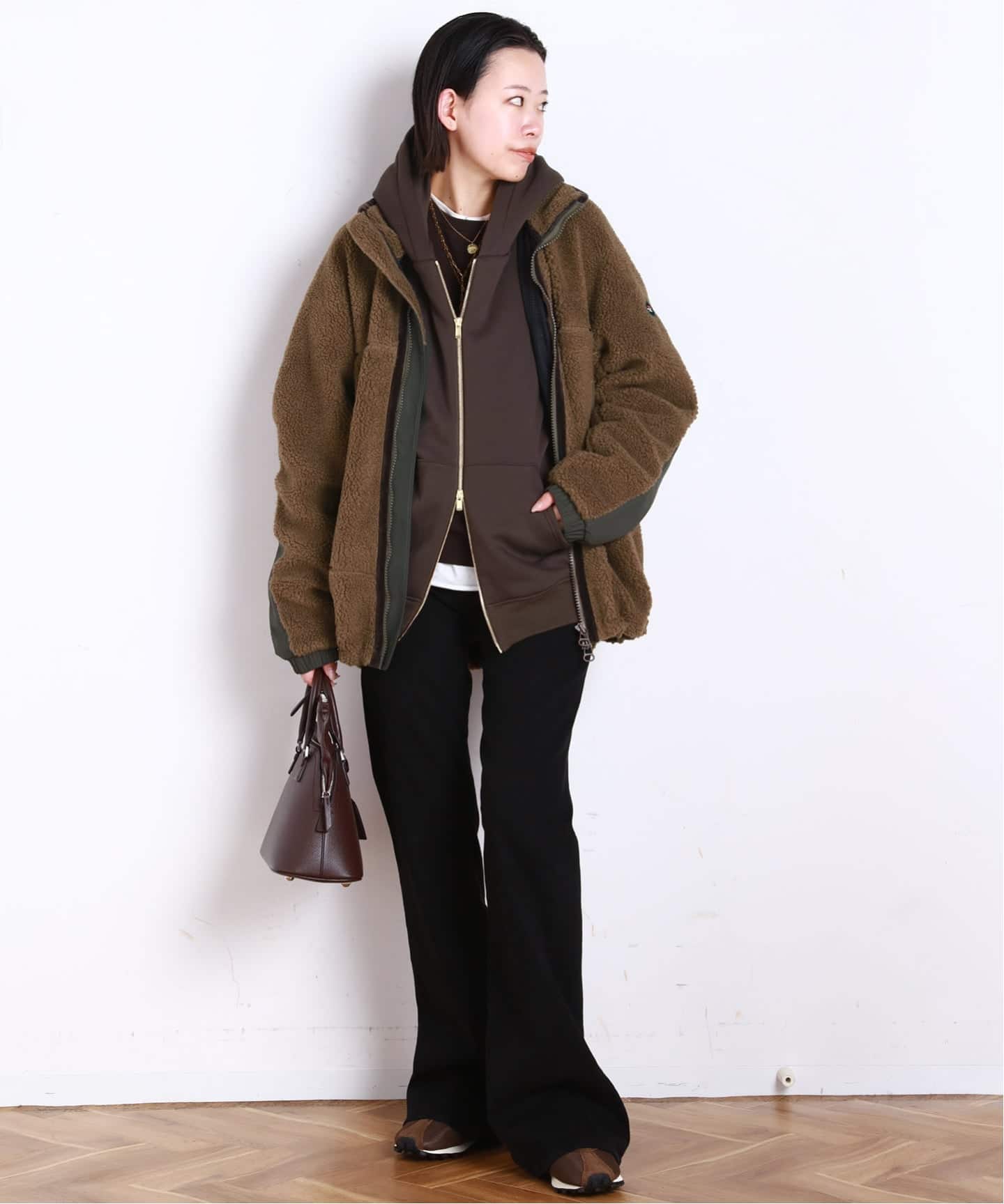 予約》*ウォームジップフーディ（パーカー）｜AP STUDIO（エーピー