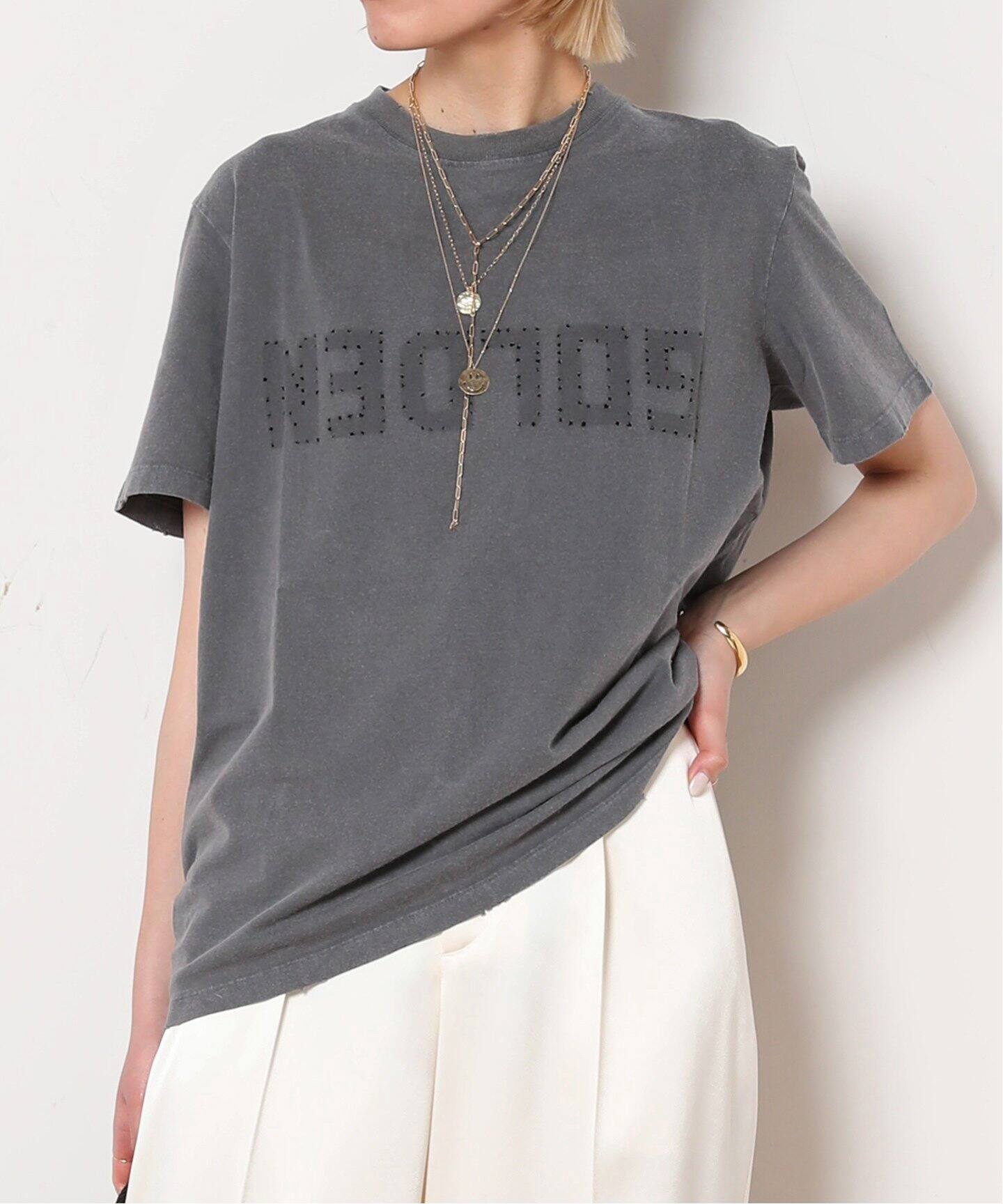 GOLDEN GOOSE / ゴールデングース】LOGO T-SHIRT（Tシャツ／カットソー 