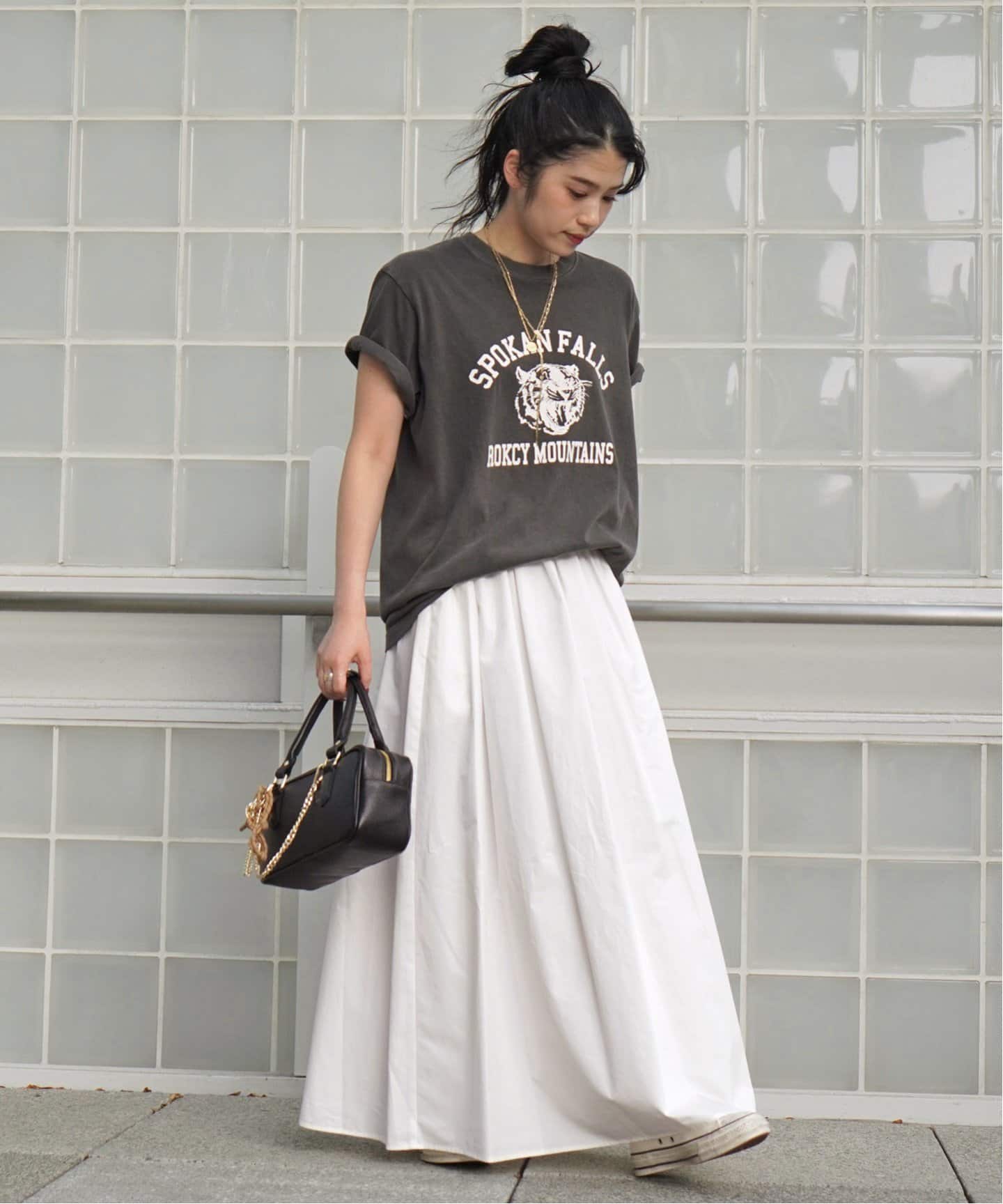 トップス AP STUDIO Sports Logo Tsh Long Sleeve Wing Logo Tee Optic White FN-MN-TSHI000609 – NOMAD
