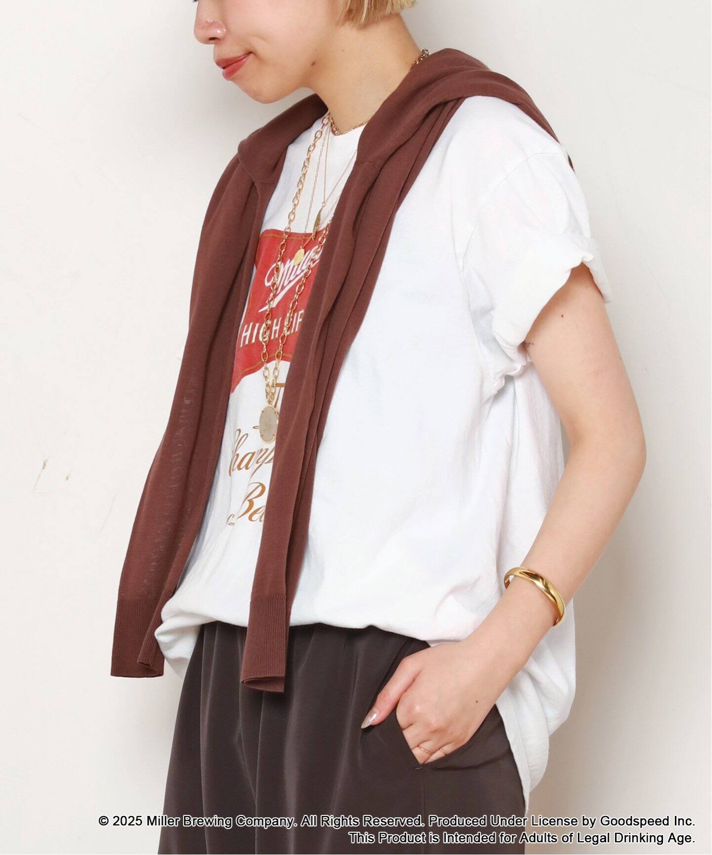 【GOOD ROCK SPEED 】Miller print T-sh GOOD ROCK SPEED〉Miller Tシャツ | ファッション通販サイト NUGU