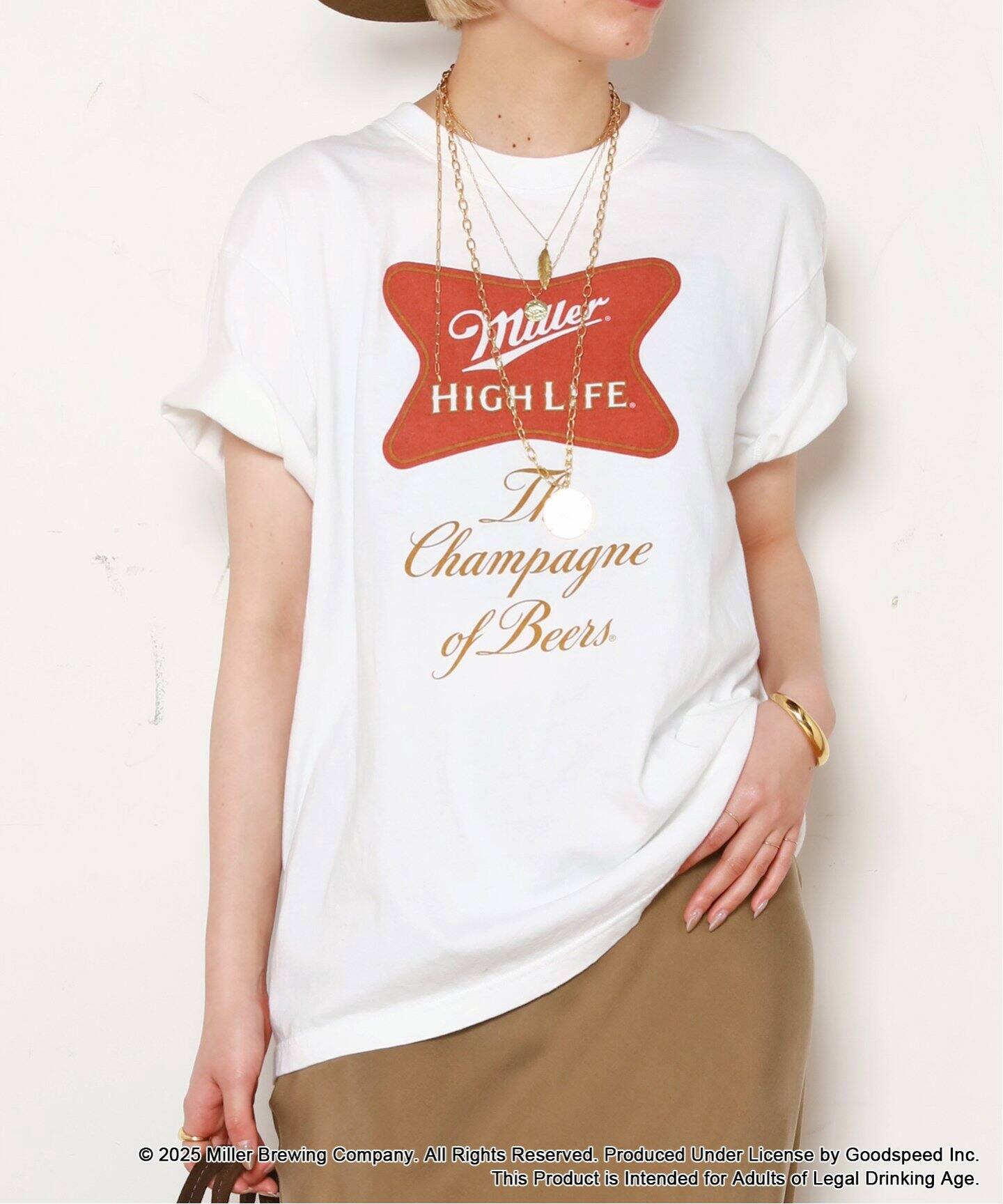 GOOD ROCK SPEED / グッドロックスピード】Miller print T-sh（Tシャツ 