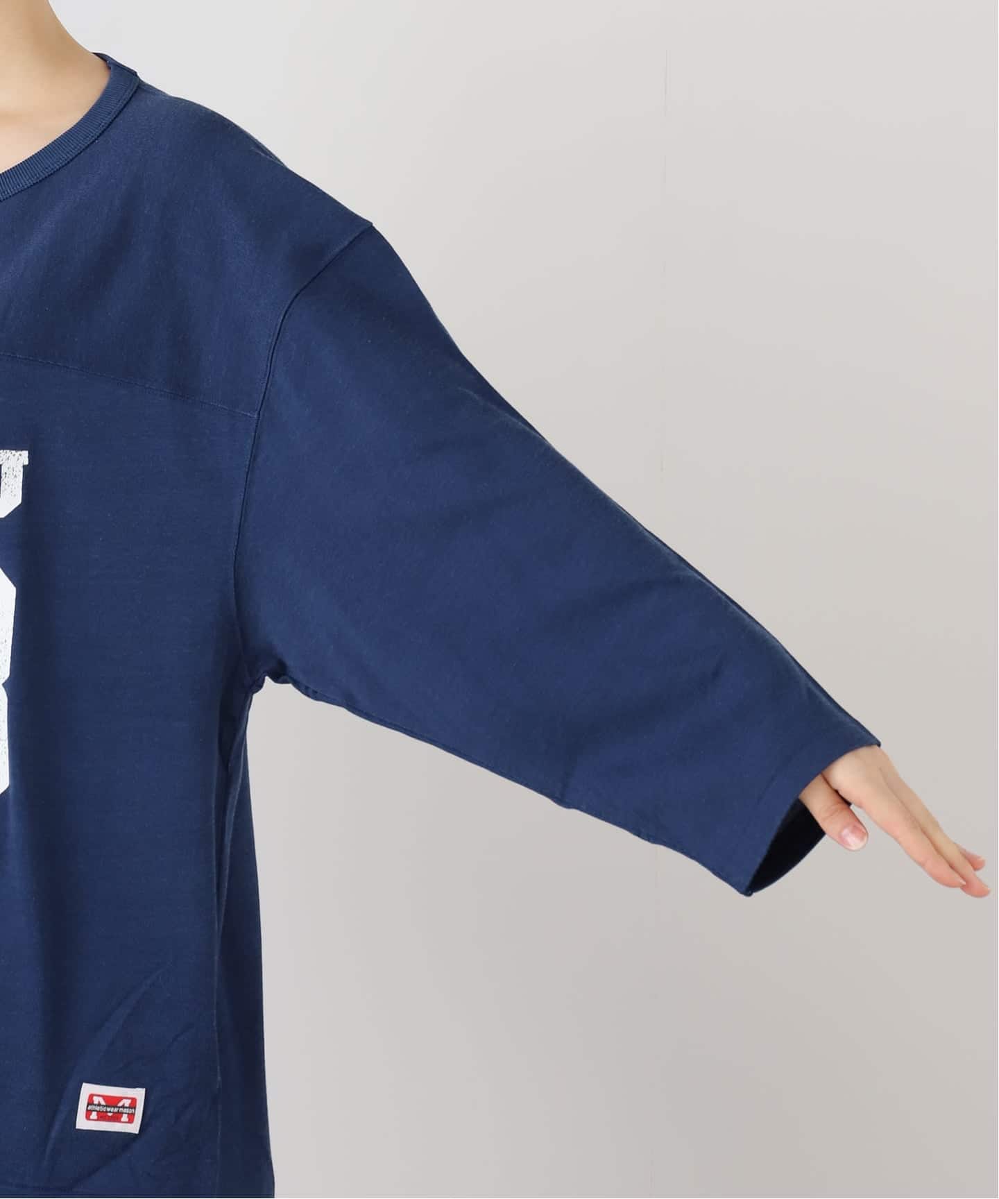 athletic wear MASON】別注レーヨンフットボールTシャツ（T