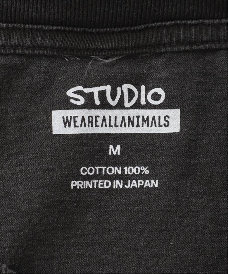 STUDIO WEAREALLANIMALS】Fast Logo Long sleeve T（Tシャツ  