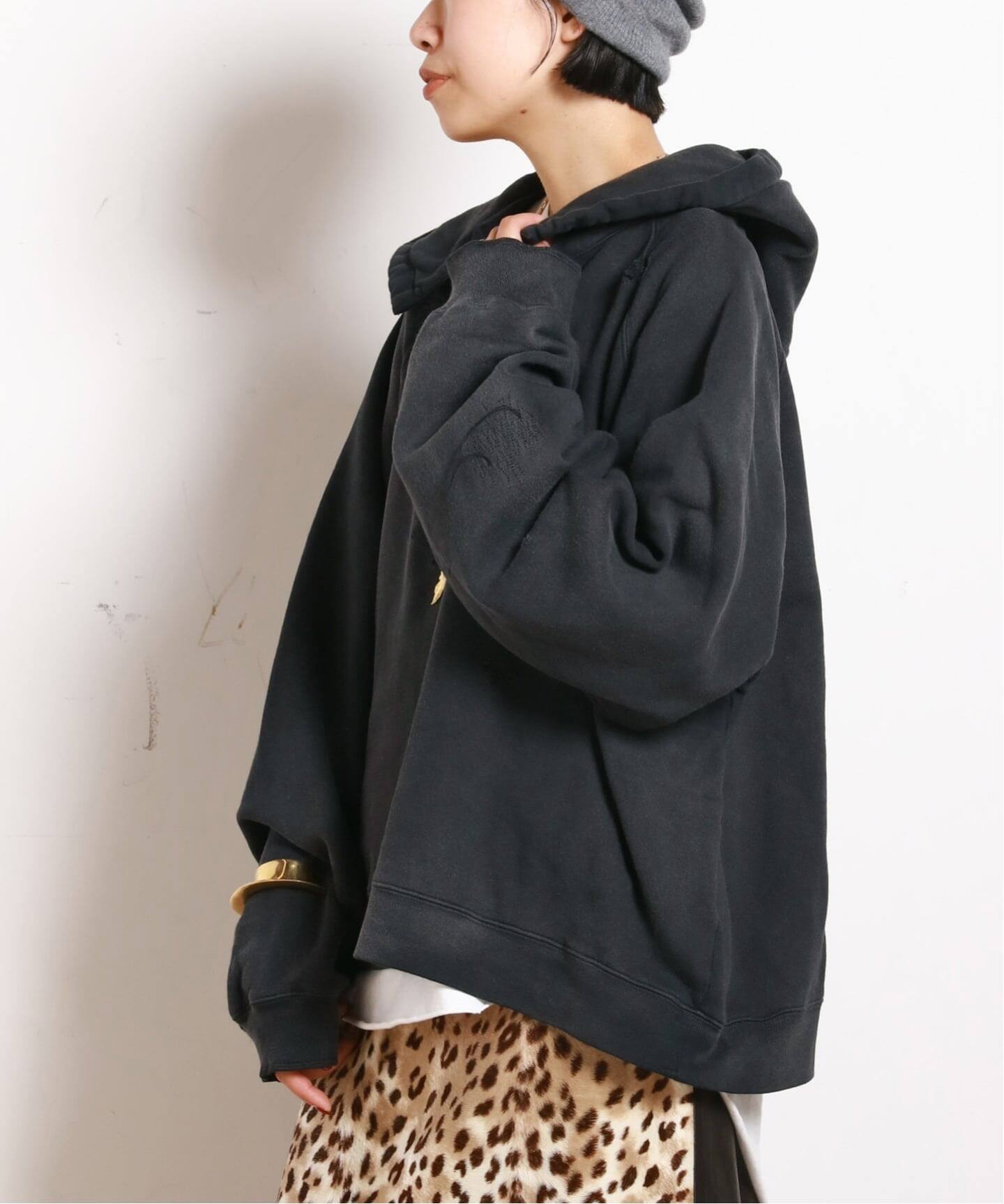 APSTUDIO スウェットロゴパーカー StandAlone/スタンド アローン】DESTROYED EMBROIDERY HOODIE