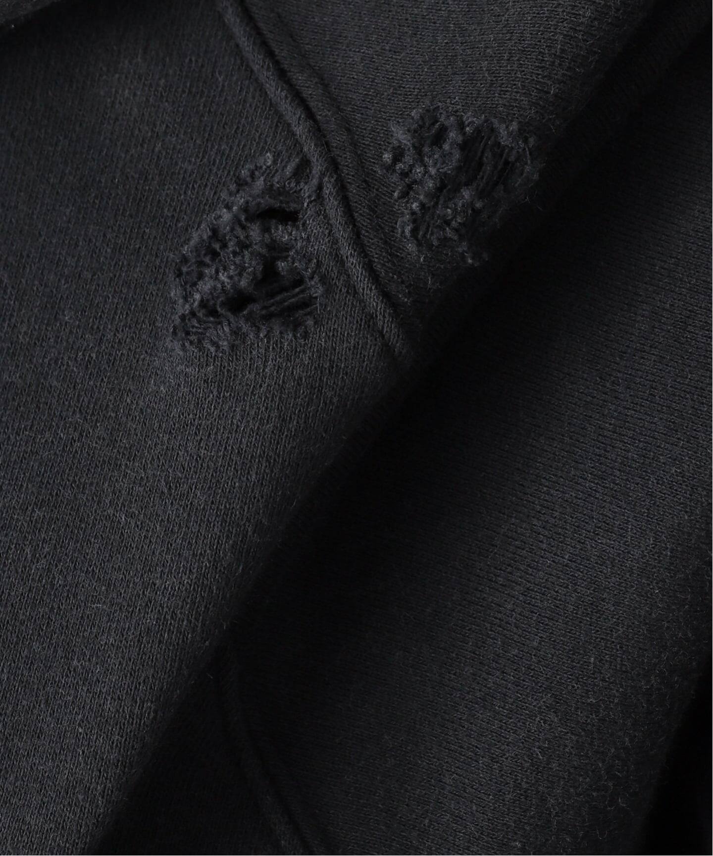 AP STUDIO スタンドアローンスウェット StandAlone/スタンド アローン】DESTROYED EMBROIDERY HOODIE