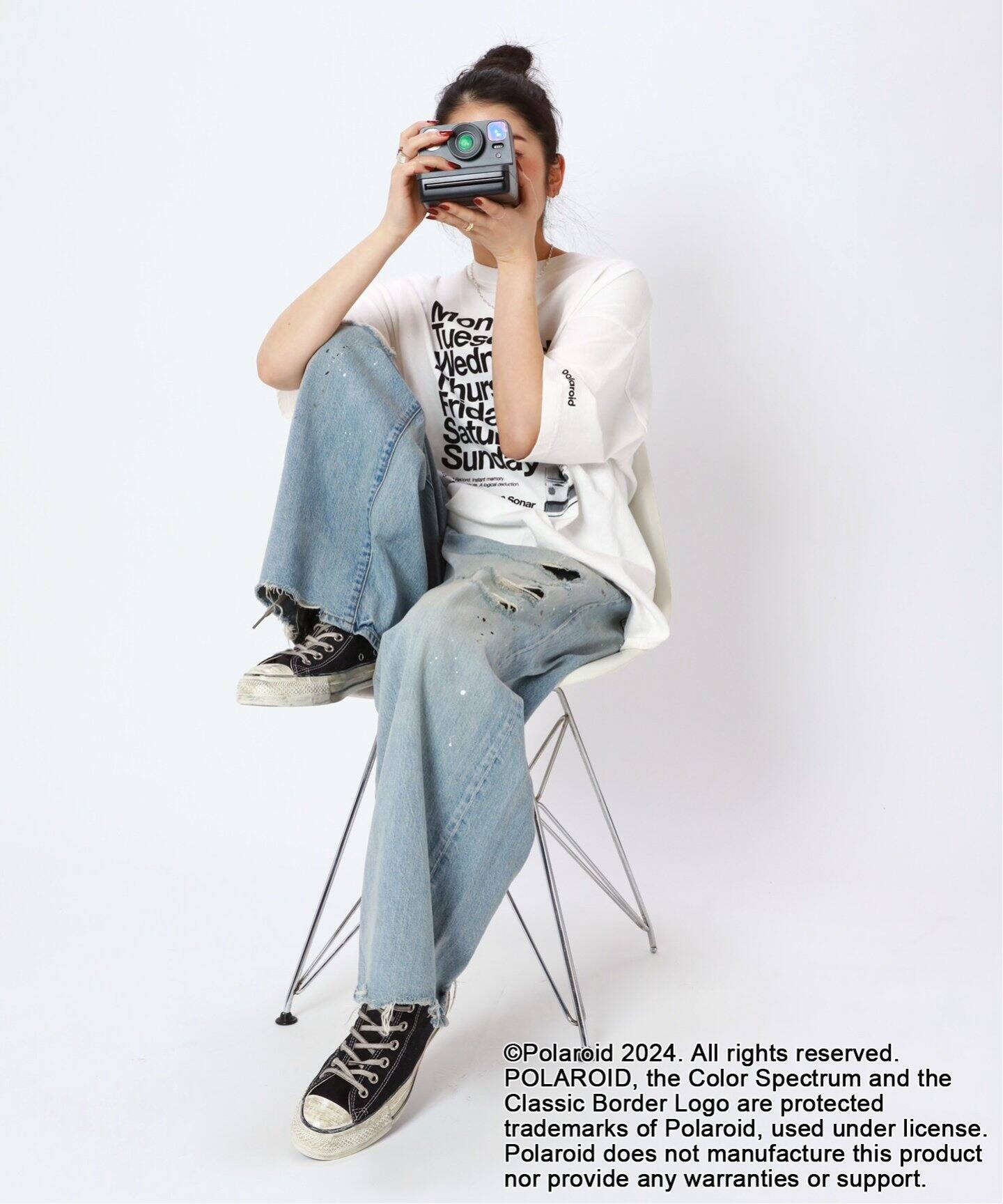 JOHNBULL/ジョンブル】POLAROID SX-70-1 Tsh（Tシャツ／カットソー 