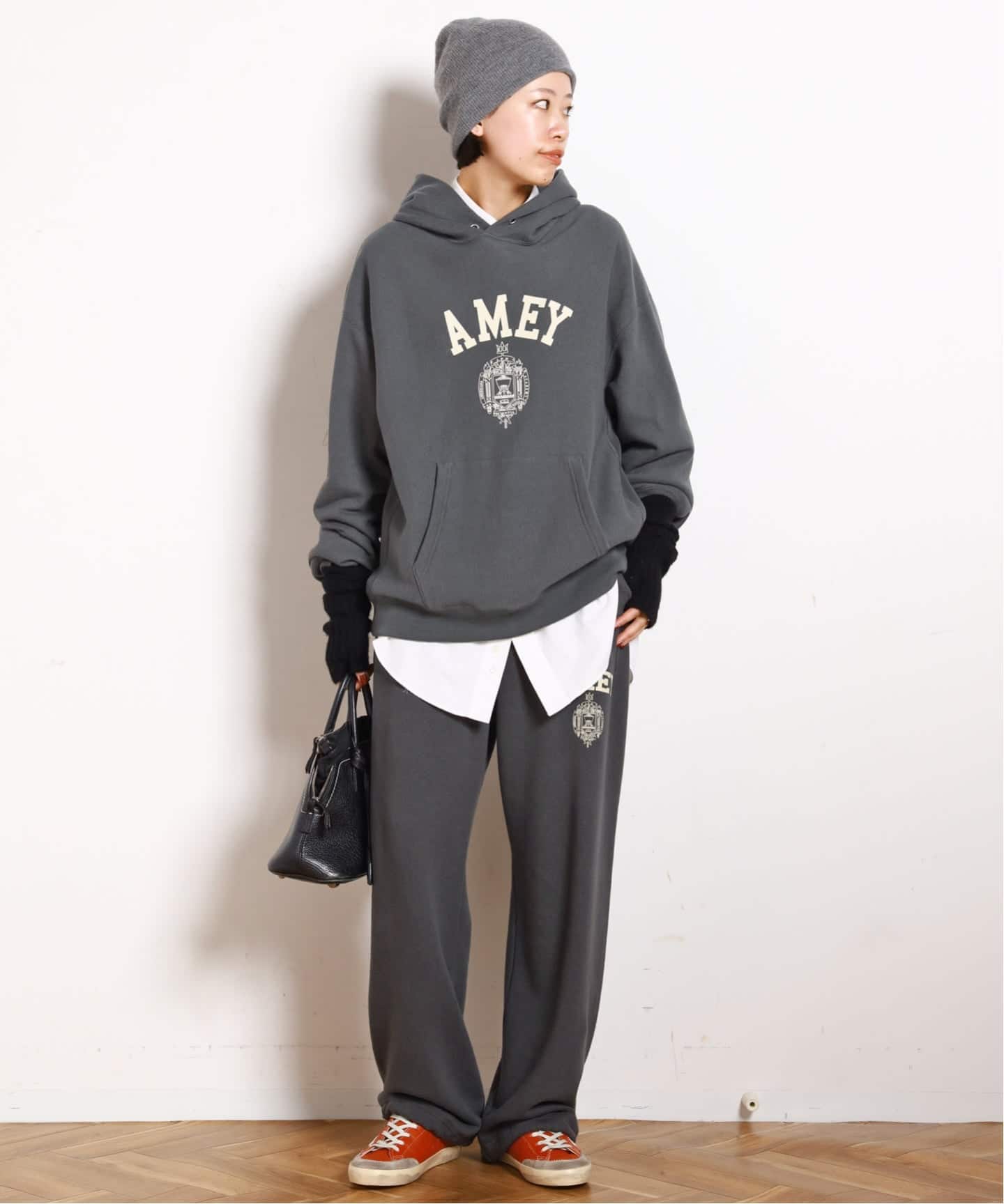 AMERICANA/アメリカーナ】AMEY emblem HOODIE PULLOVER（パーカー