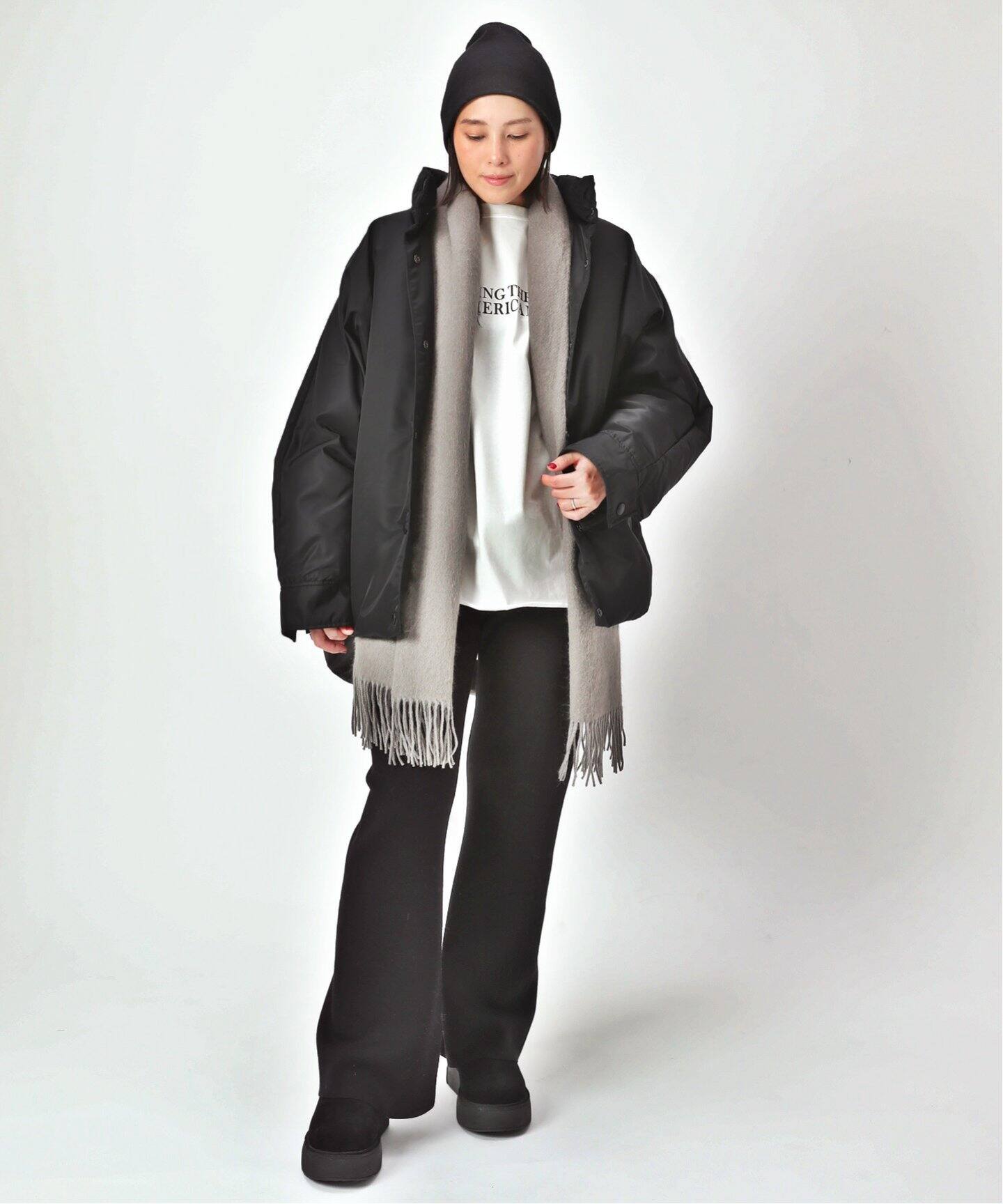 AMERICANA/アメリカーナ】 別注CATCHING THE LIGHT ロングスリーブT  