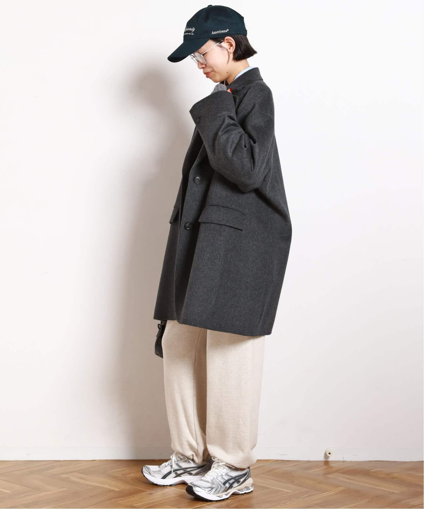 AMERICANA/アメリカーナ】別注AMEY emblem C/N PULLOVER（Tシャツ